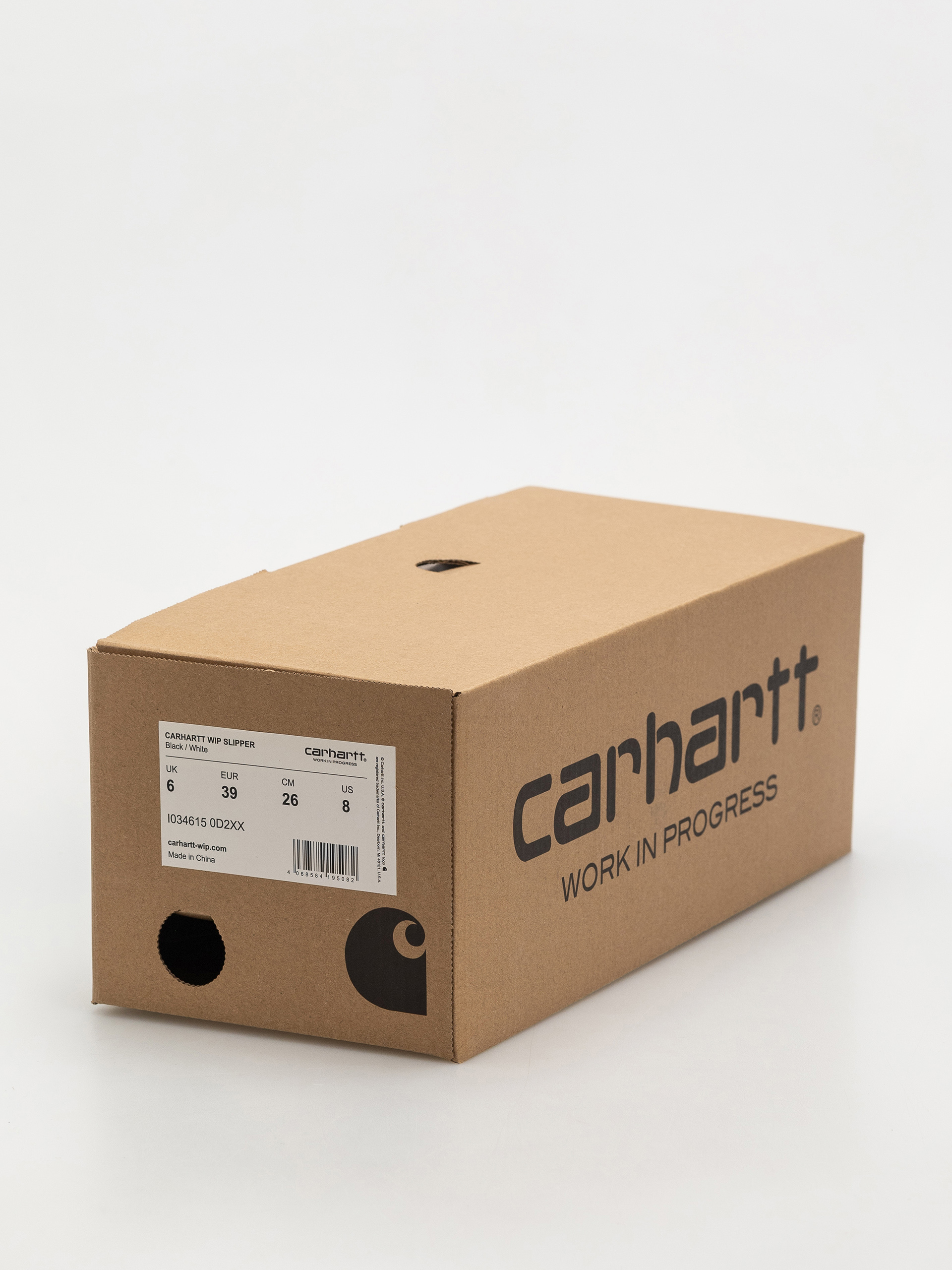 Pantofi Carhartt WIP Slippers (black/white)