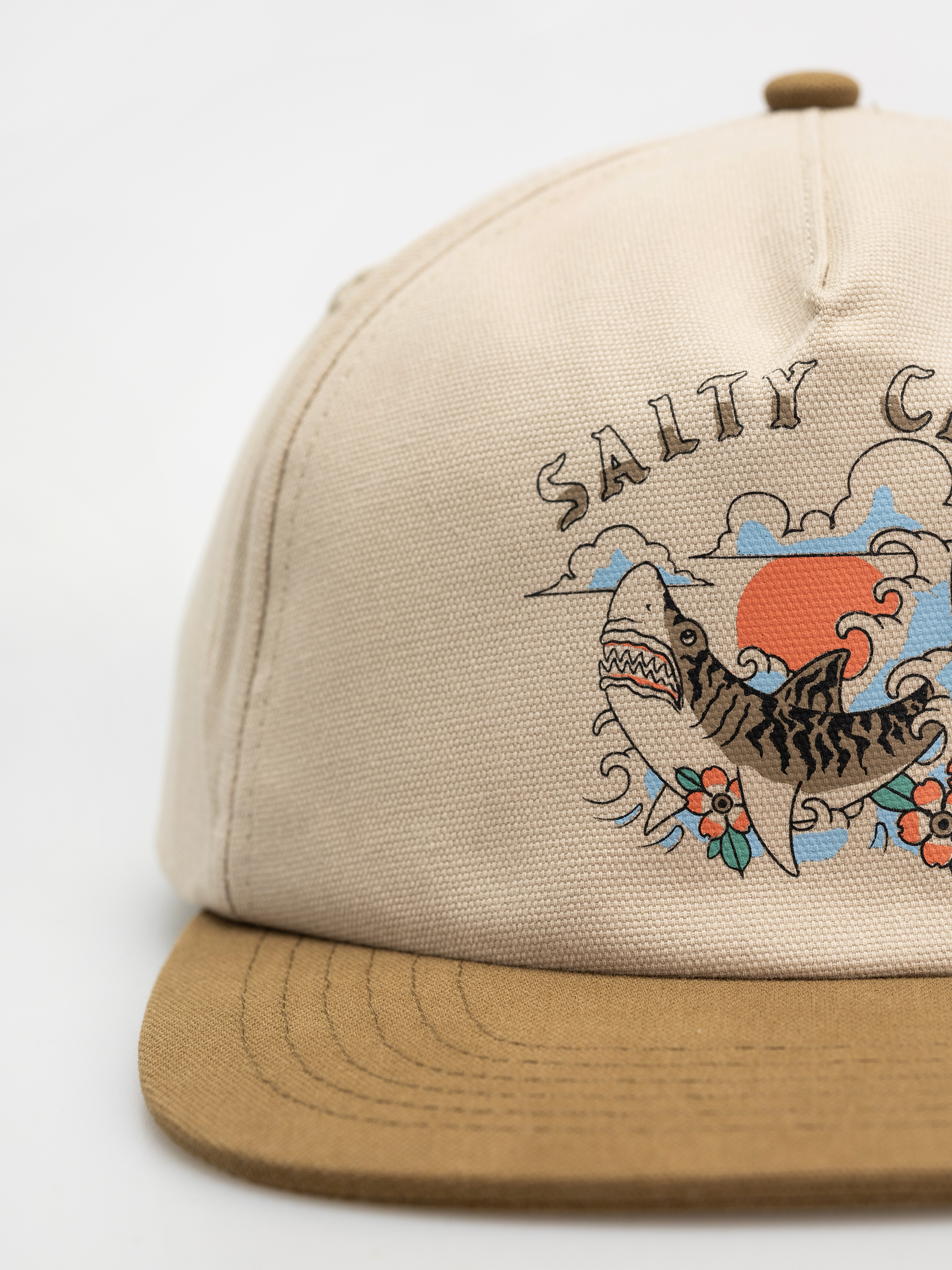Șapcă Salty Crew Hopper 5 Panel (oyster/brown)