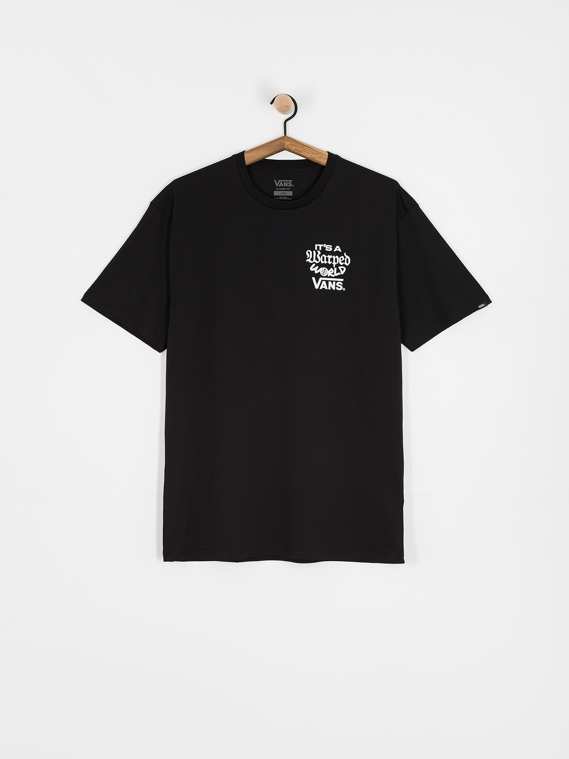 Tricou Vans Warped World (black)