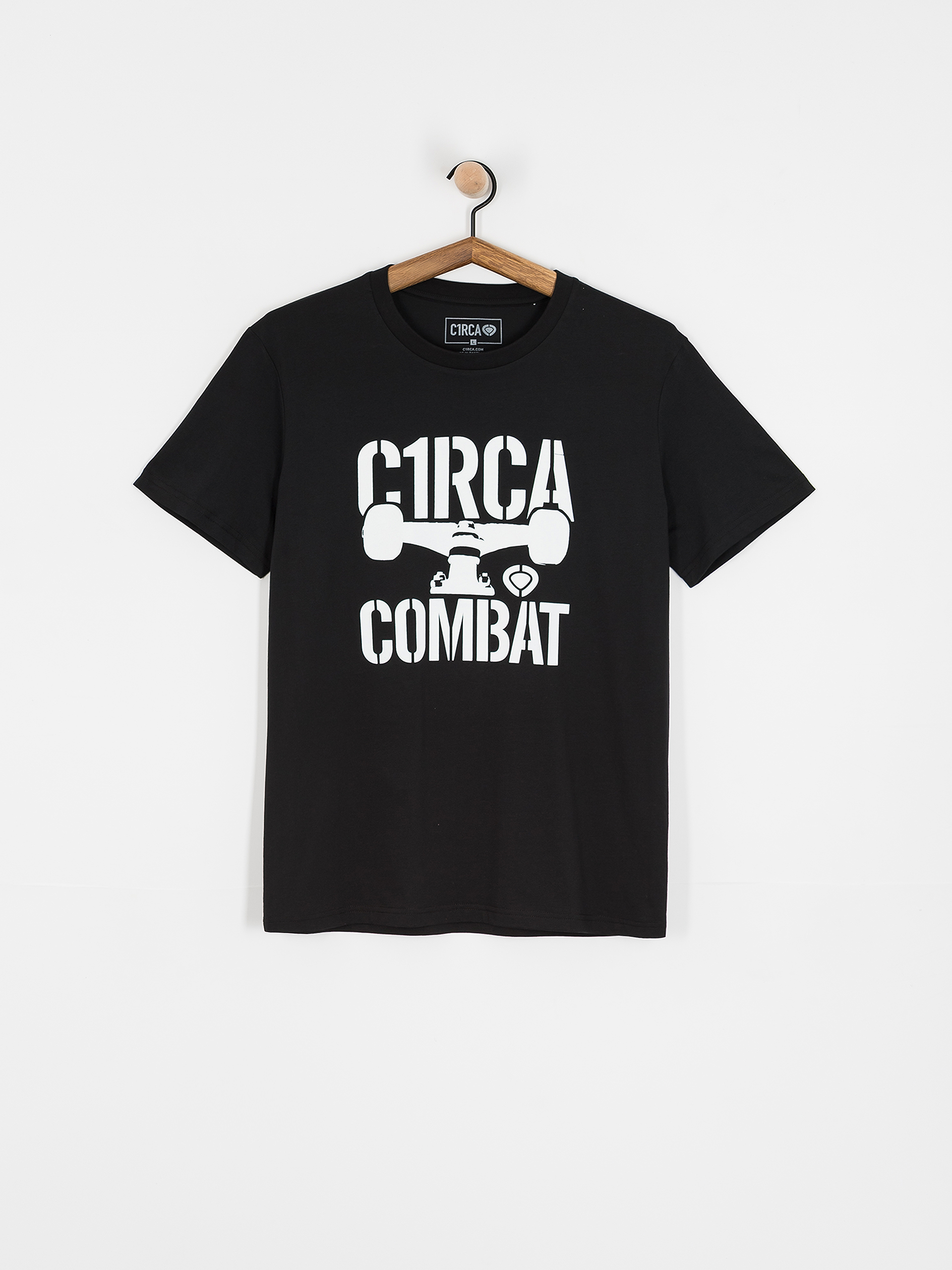 Tricou Circa Combat - negru (black/white)