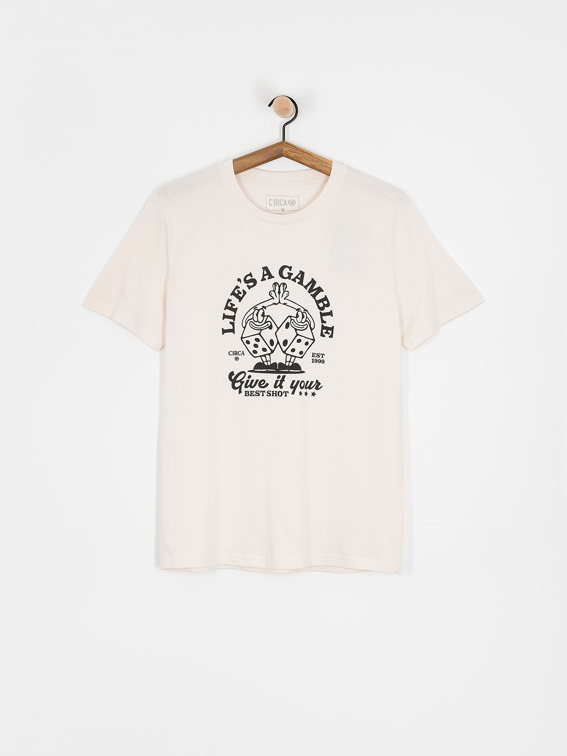 Tricou Circa Chance (vintage white)