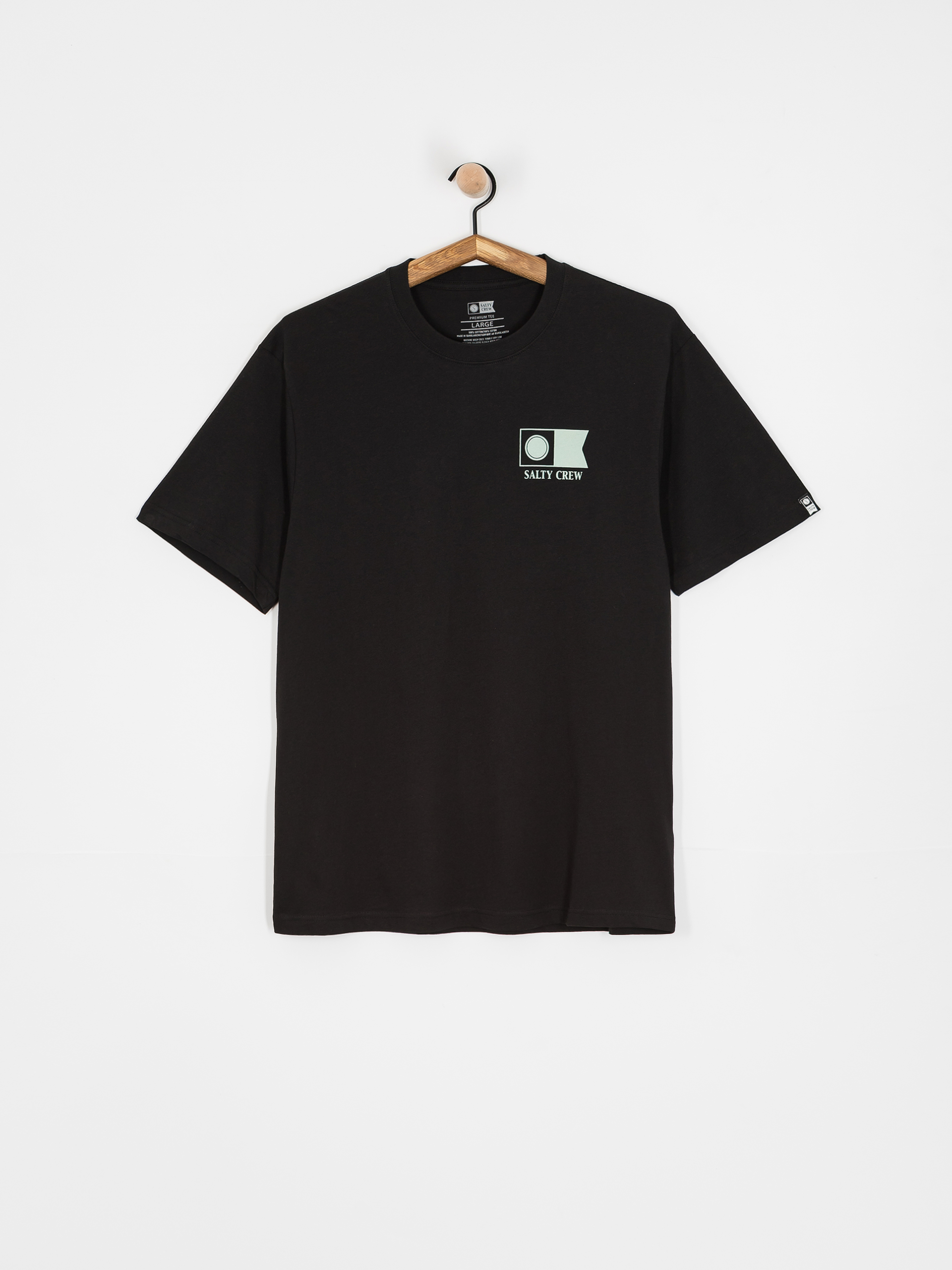 Tricou Salty Crew Flagship Fill (black)