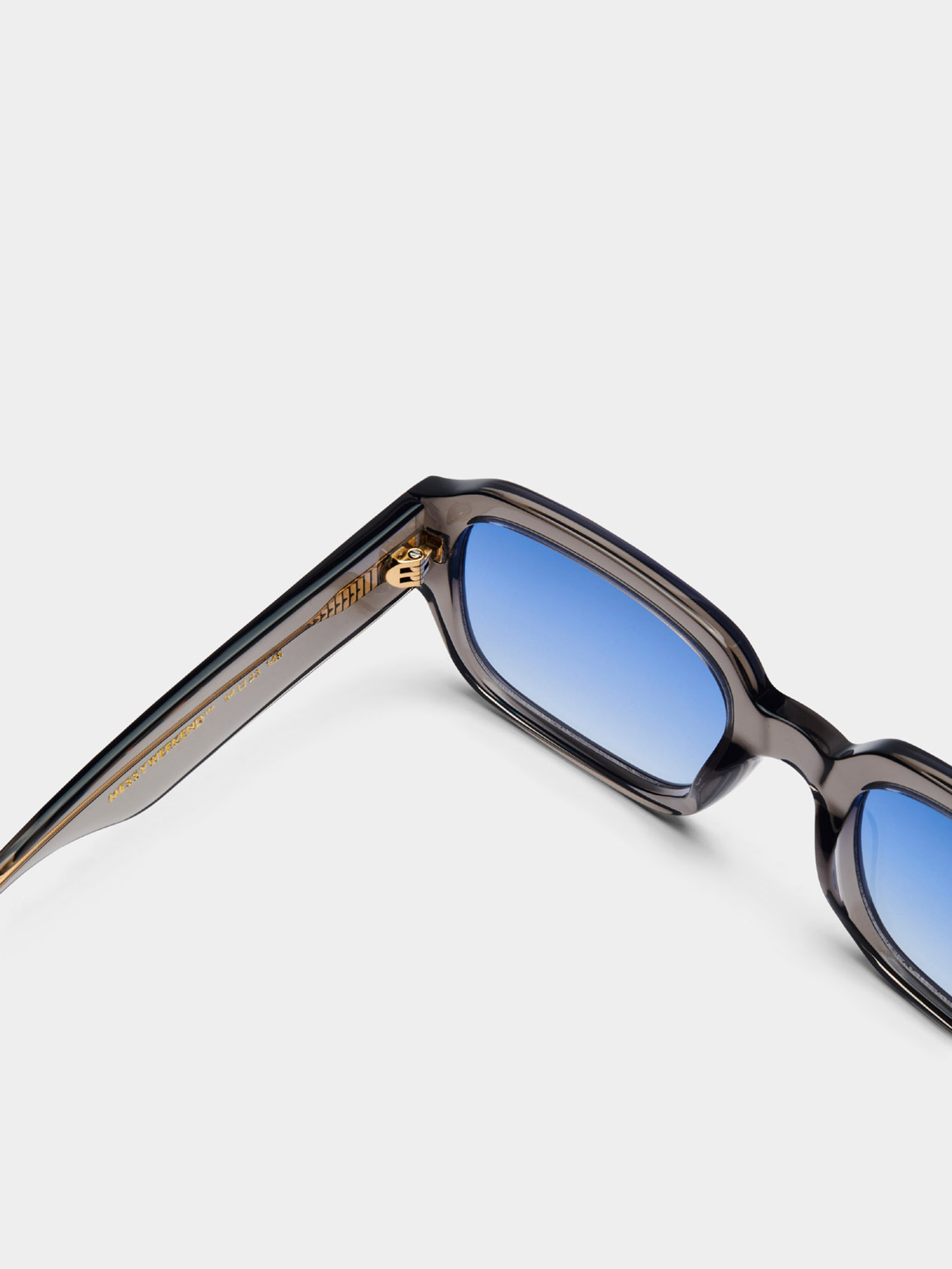 Ochelari de soare MessyWeekend Downey (grey crystal/blue)