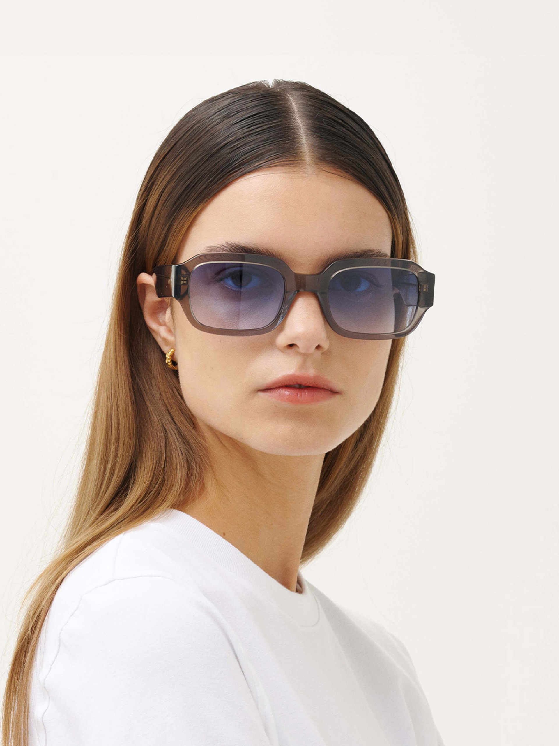 Ochelari de soare MessyWeekend Downey (grey crystal/blue)