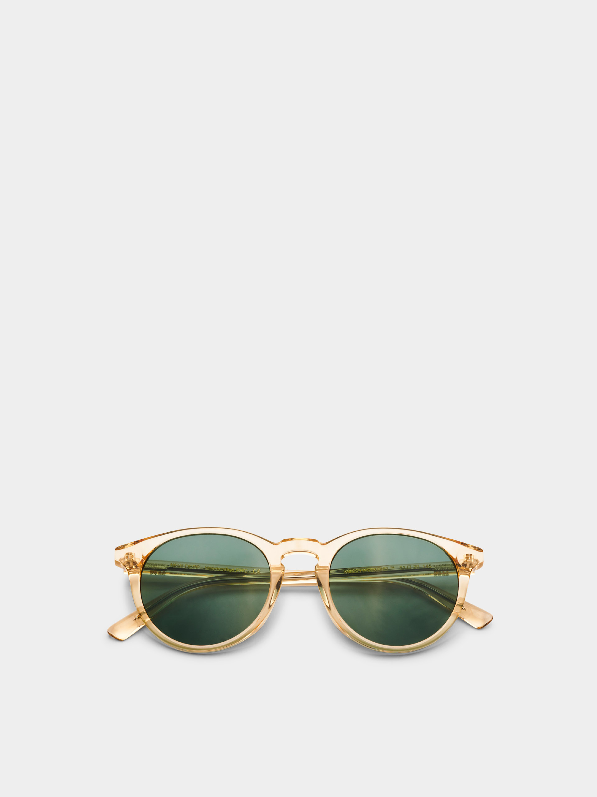 Ochelari de soare MessyWeekend New Depp (champagne/green)