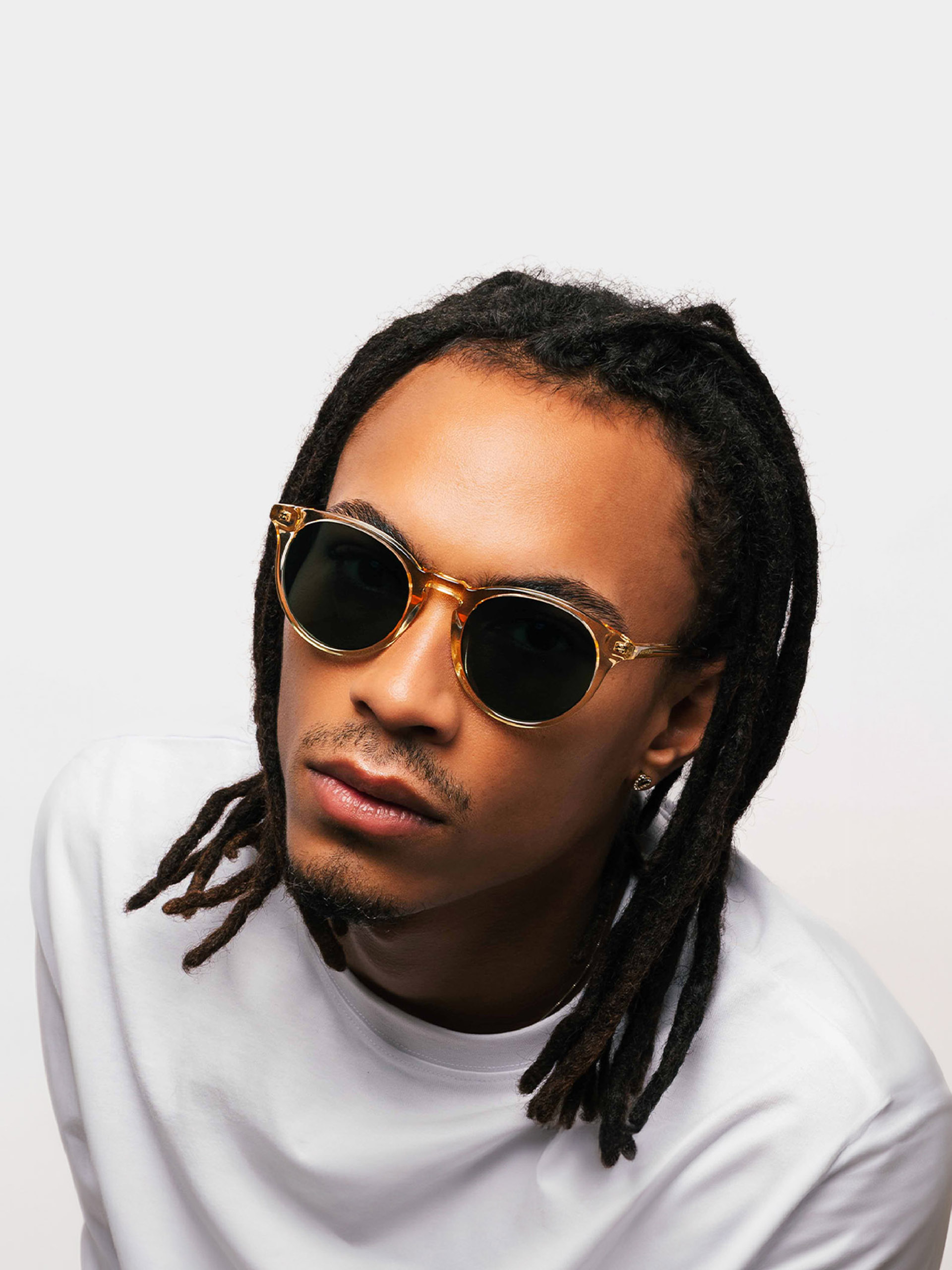 Ochelari de soare MessyWeekend New Depp (champagne/green)