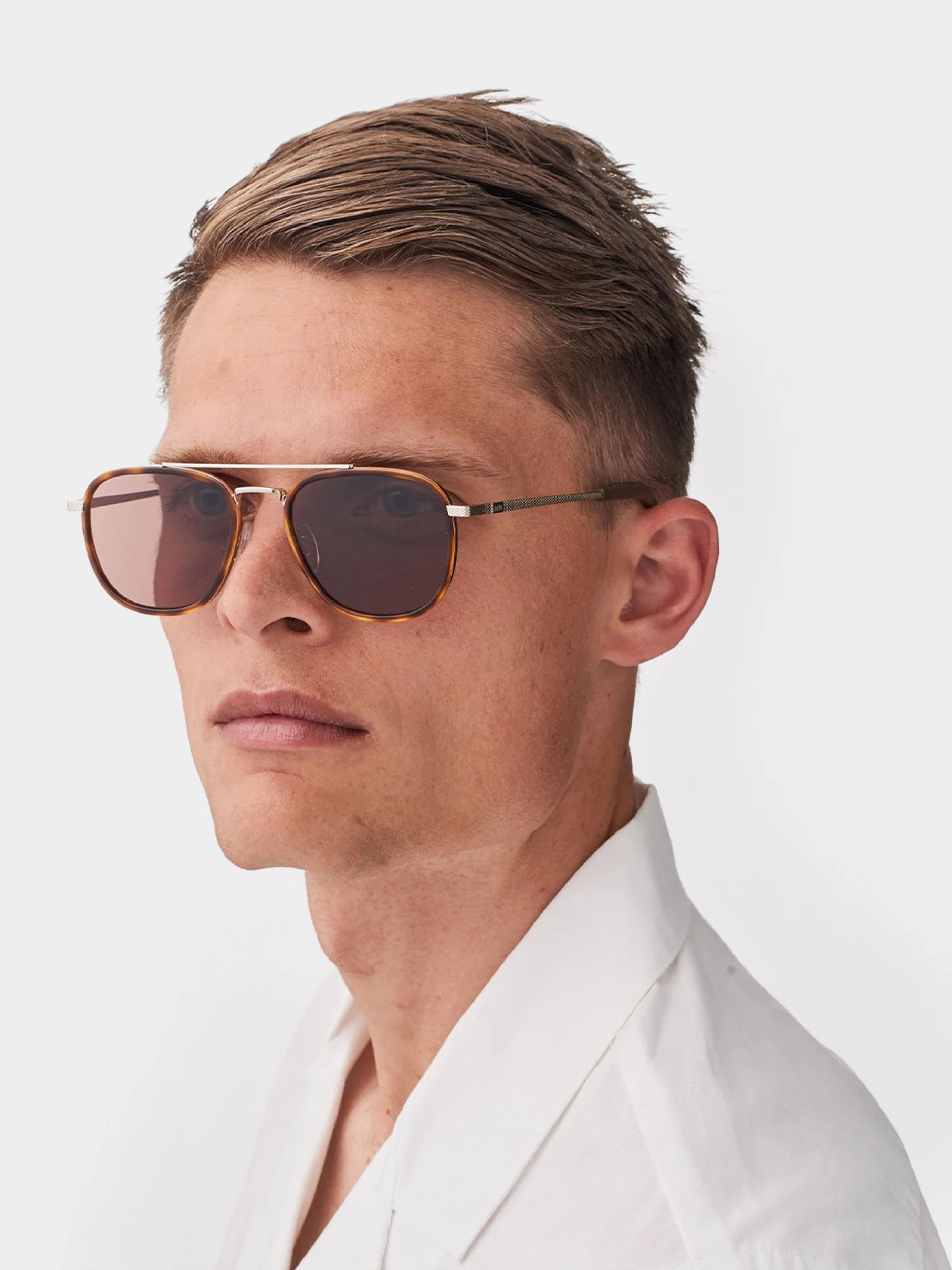 Ochelari de soare MessyWeekend Quentin (gold/brown)