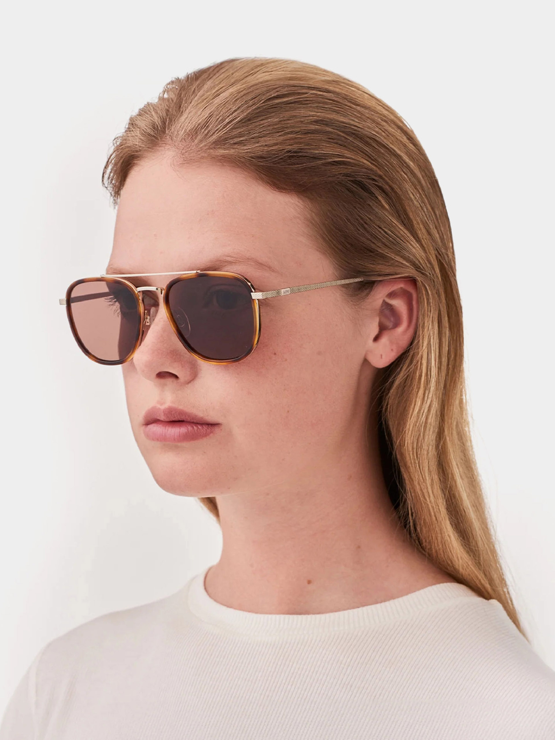 Ochelari de soare MessyWeekend Quentin (gold/brown)