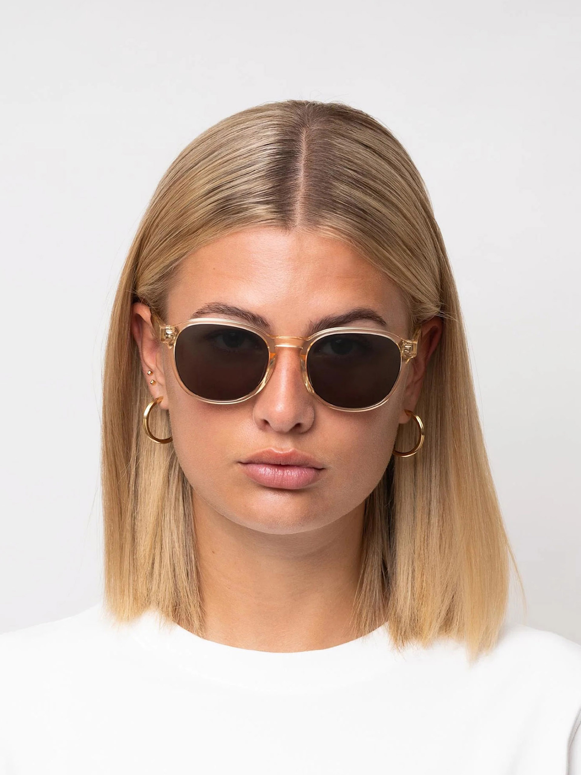 Ochelari de soare MessyWeekend Ryan (champagne/green)