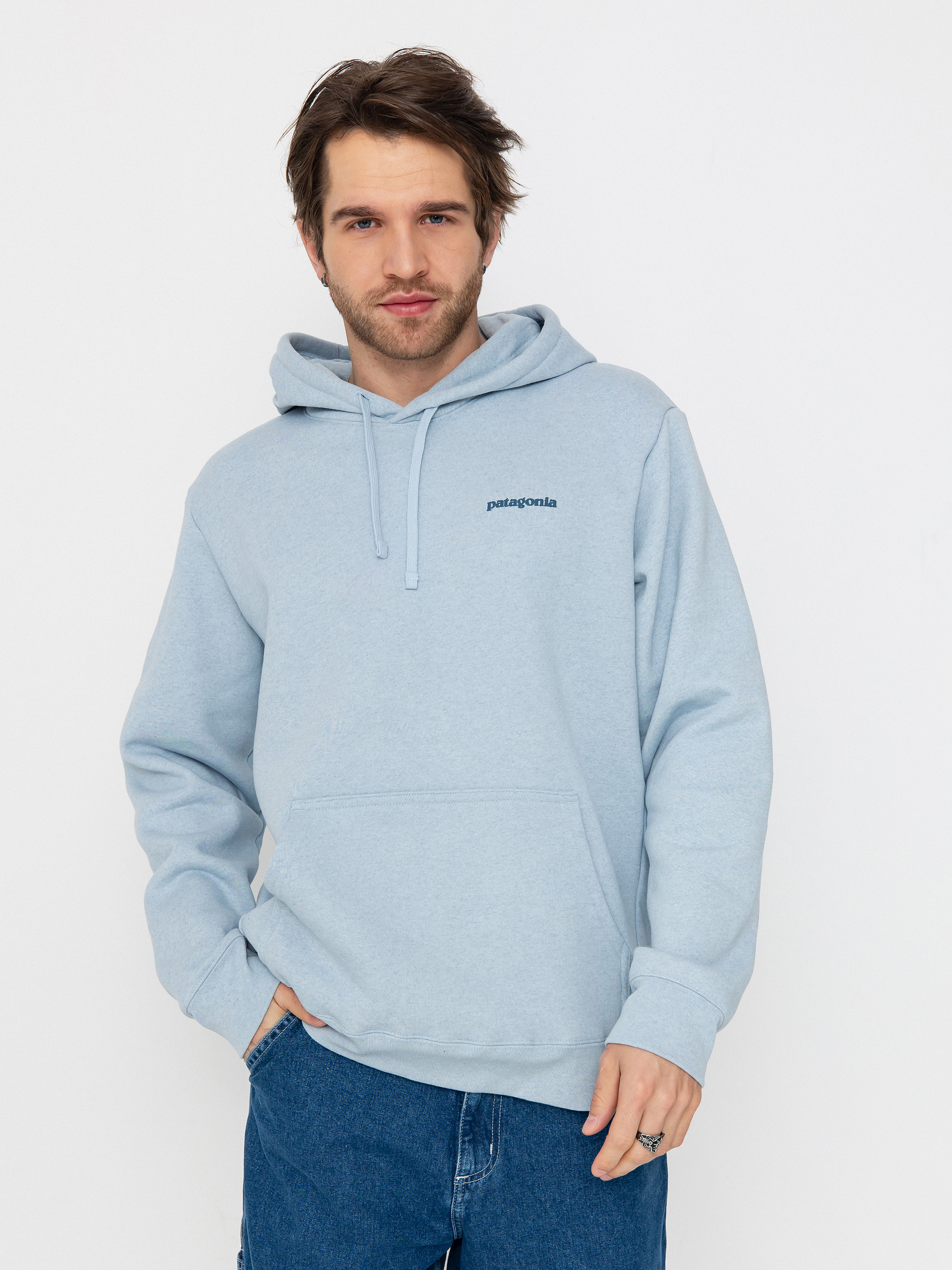 Hanorac cu glugă Patagonia Fitz Roy Icon Uprisal HD (fleck blue)