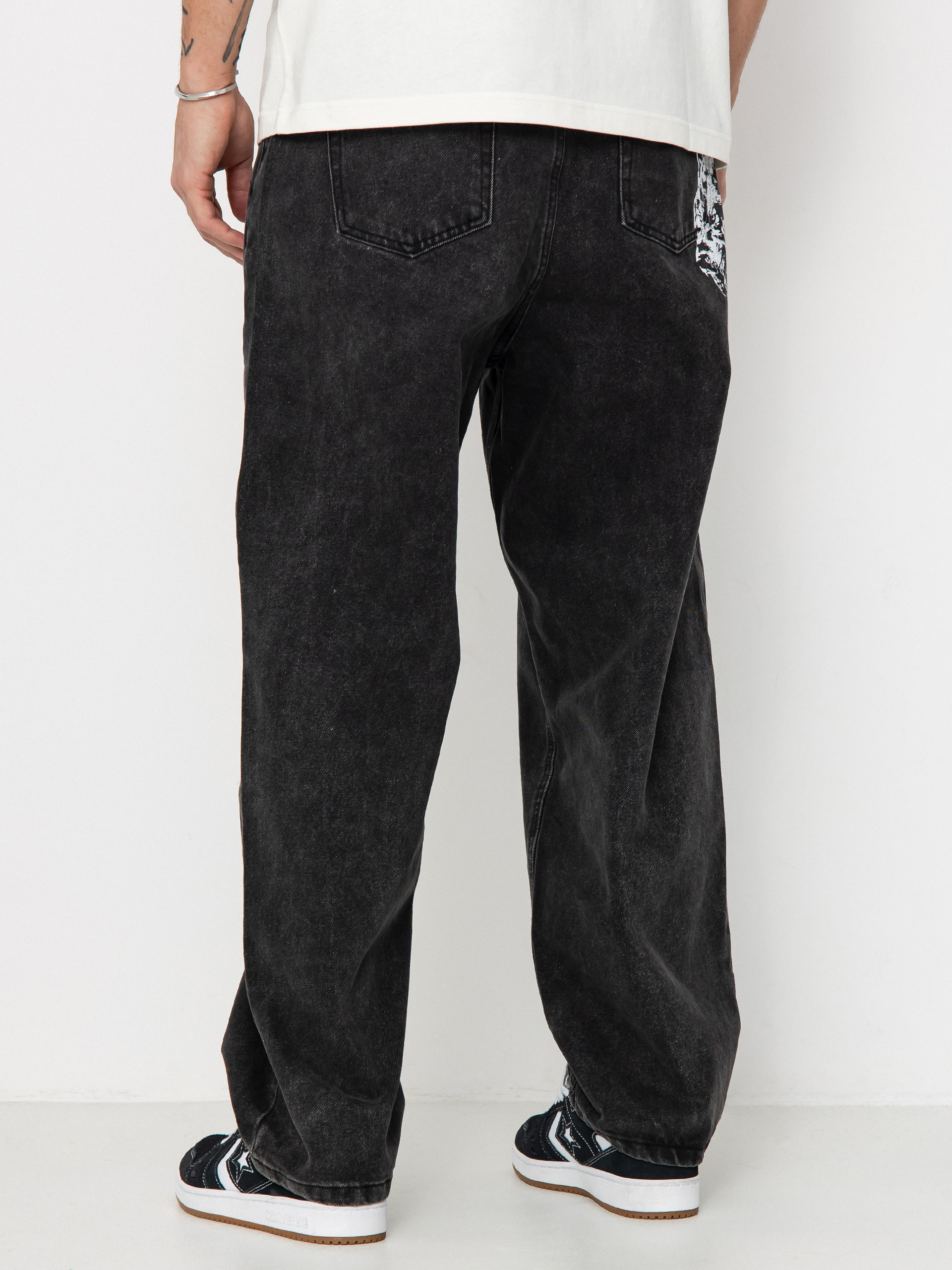 Pantaloni Wasted Paris Varg Casper (faded black)