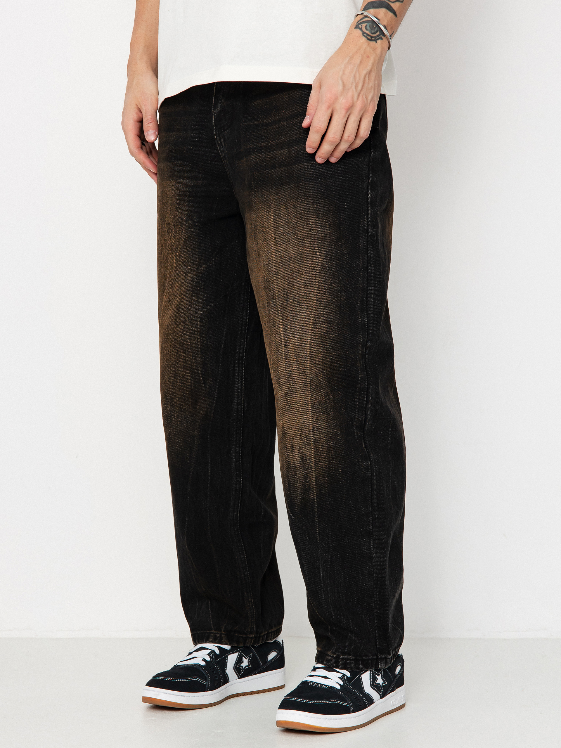 Pantaloni Wasted Paris Sandblast Casper (faded black)
