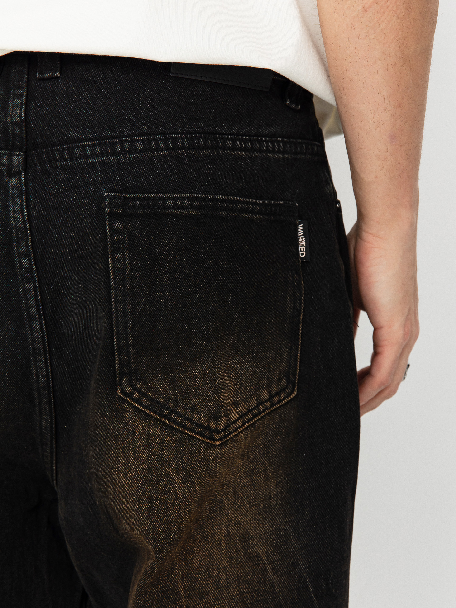Pantaloni Wasted Paris Sandblast Casper (faded black)
