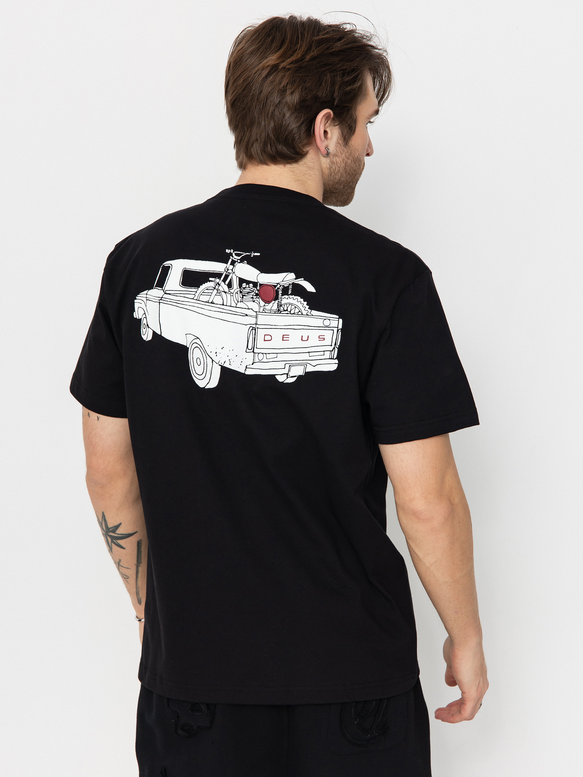 Tricou Deus Ex Machina Carby Pickup (black)