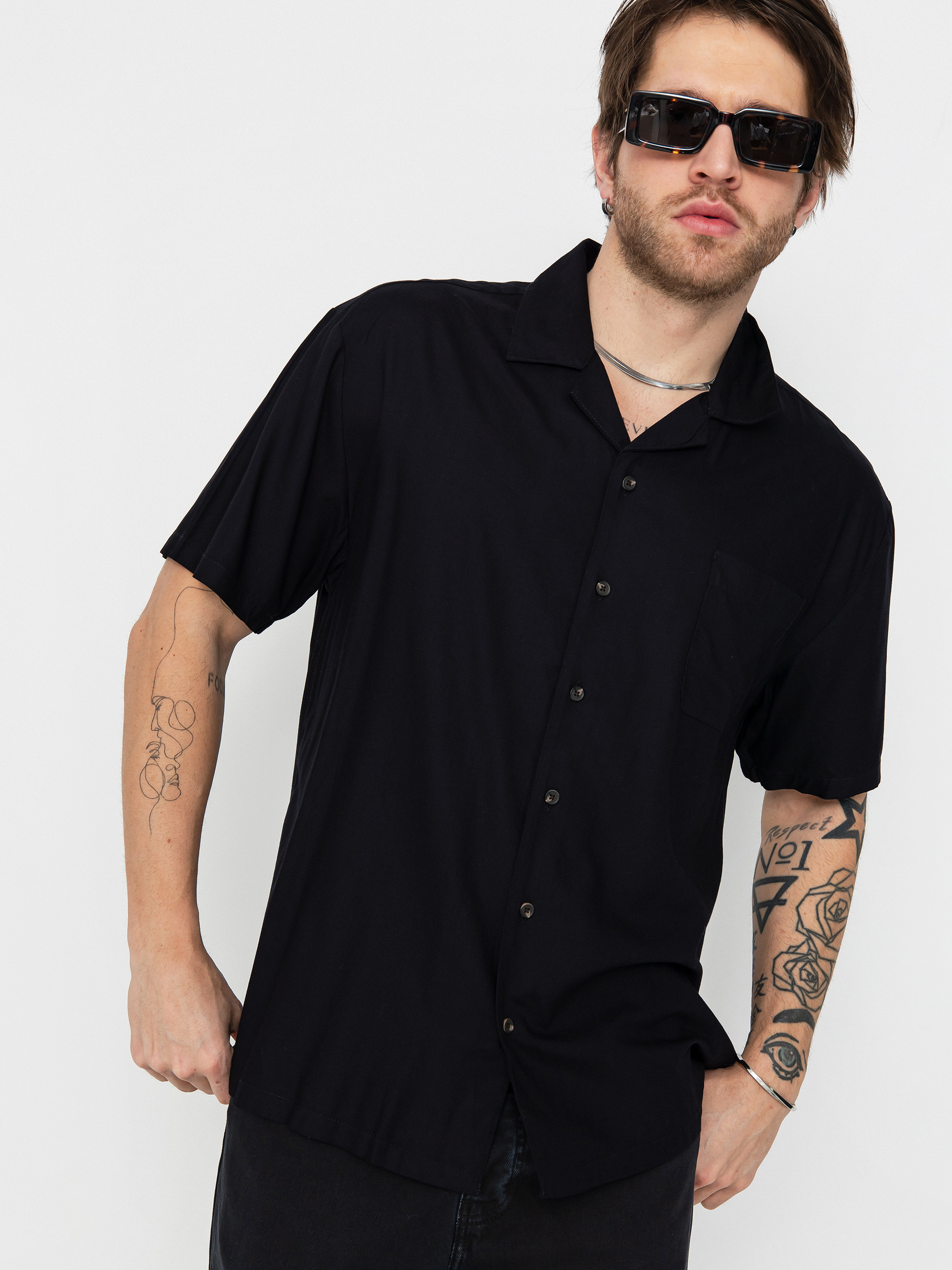 Cămașă Brixton Bunker (black)