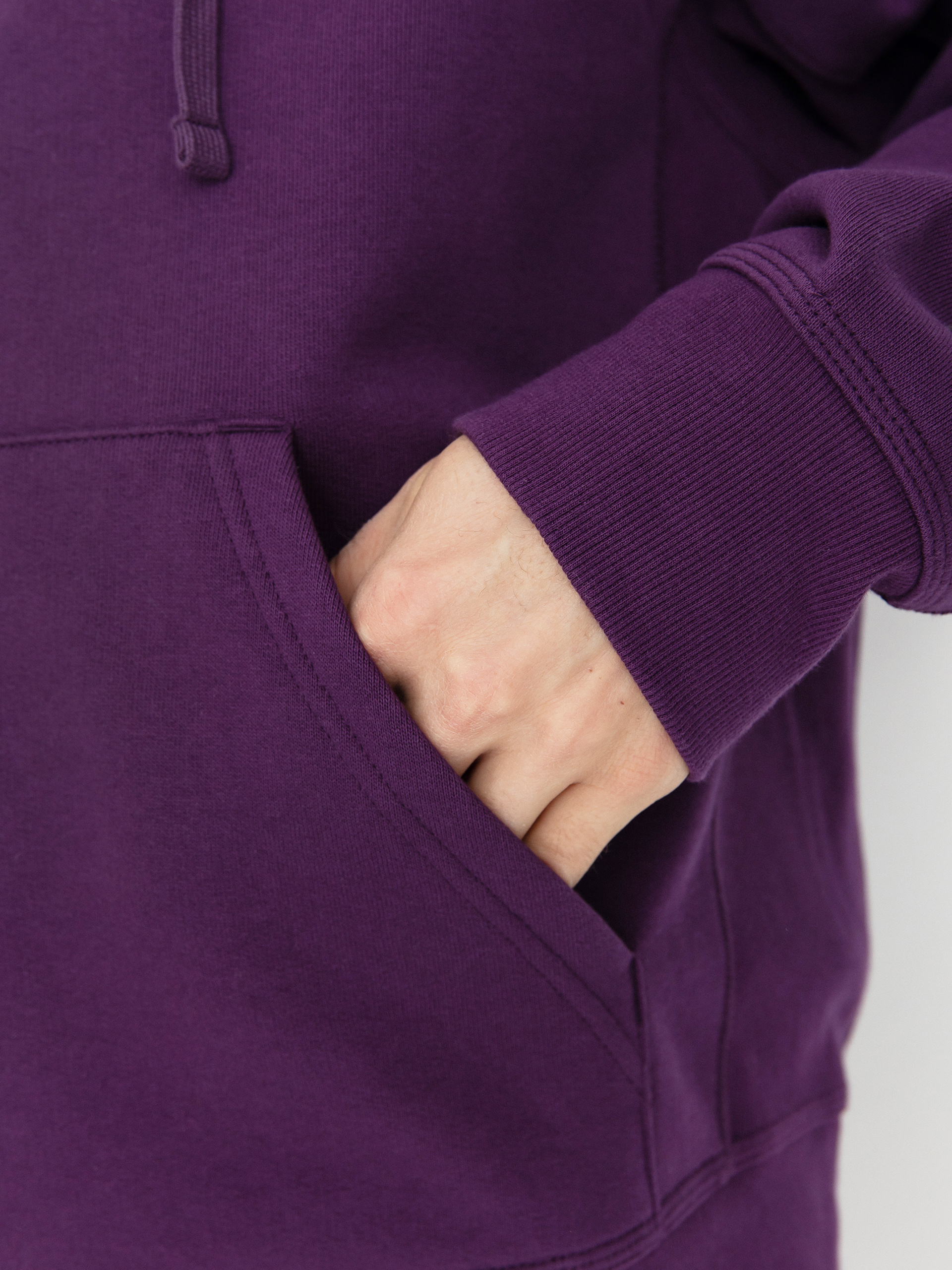 Hanorac cu glugă Carhartt WIP American Script ZHD (huckleberry)