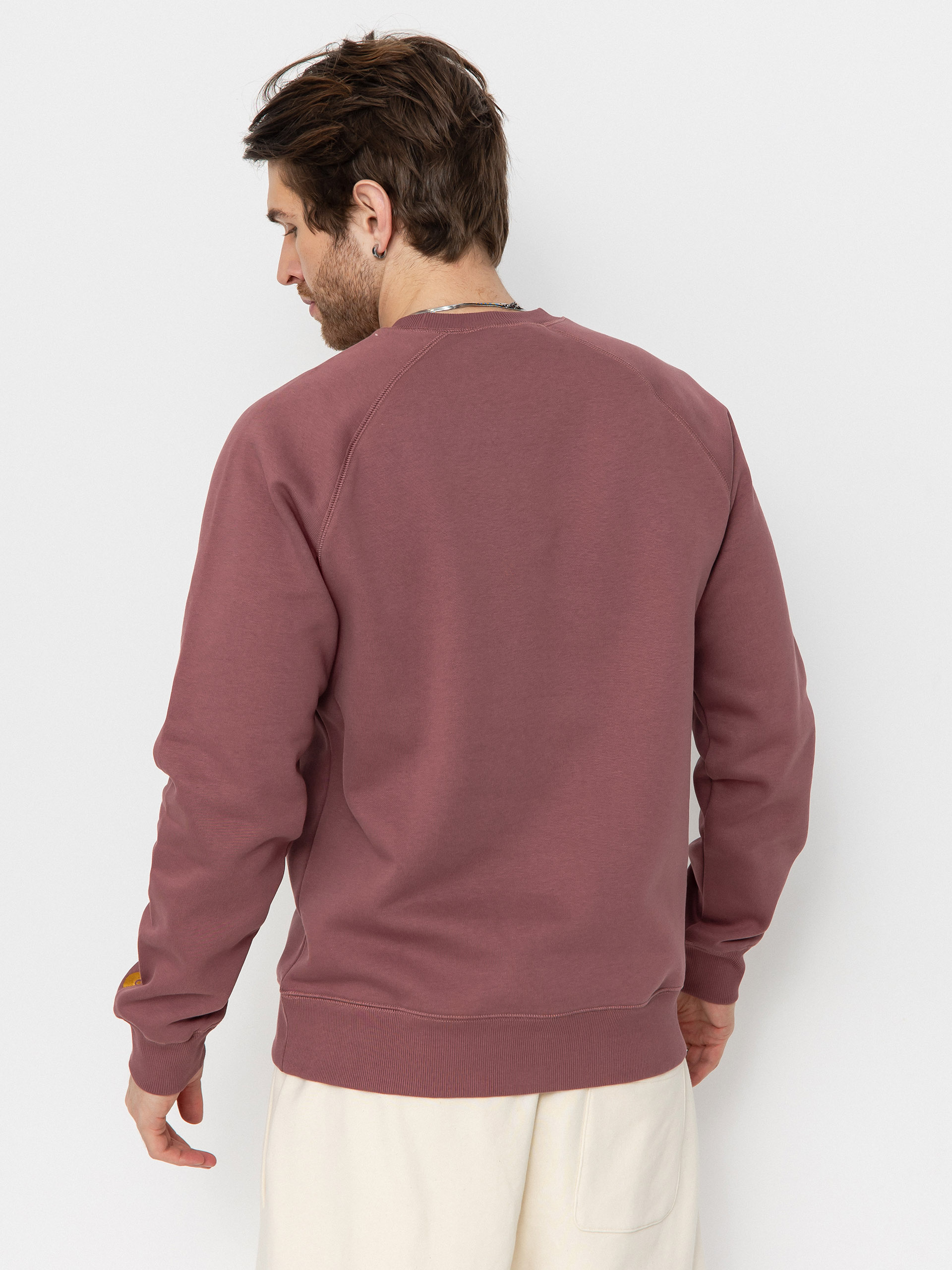 Hanorac Carhartt WIP Chase (dusky pink/gold)
