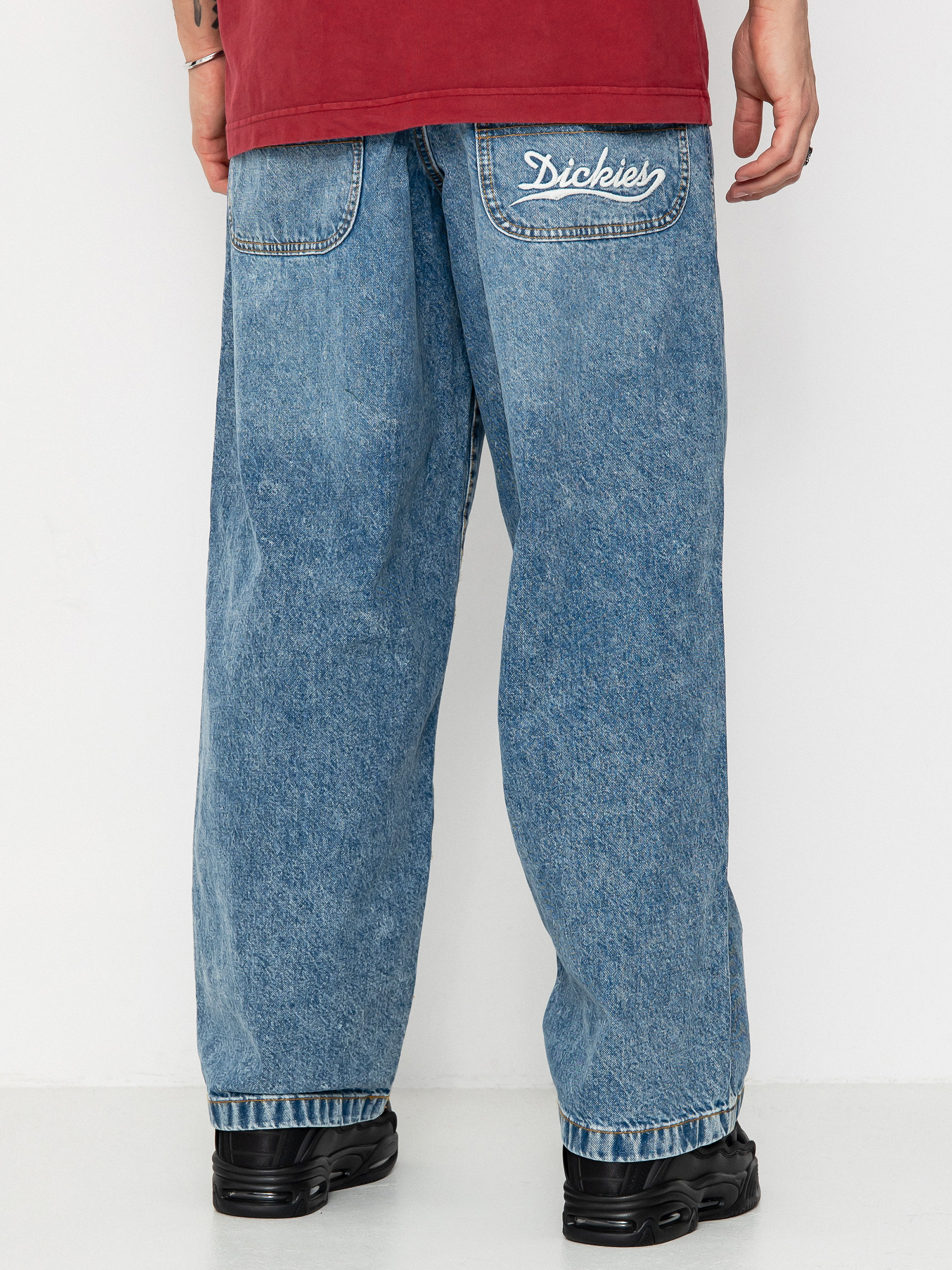 Pantaloni Dickies Loose Wave (rinsed blue w/fade)