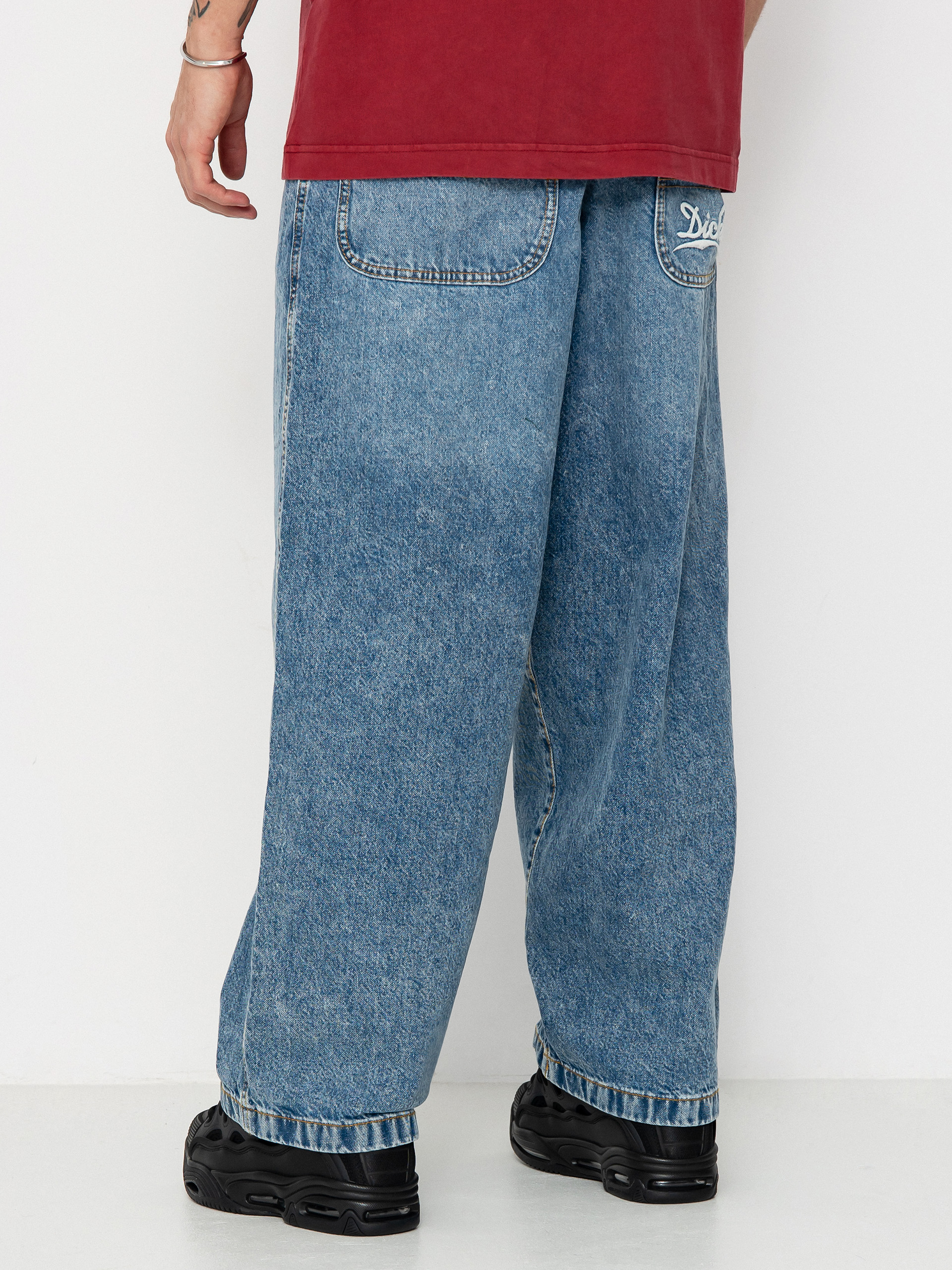 Pantaloni Dickies Loose Wave (rinsed blue w/fade)