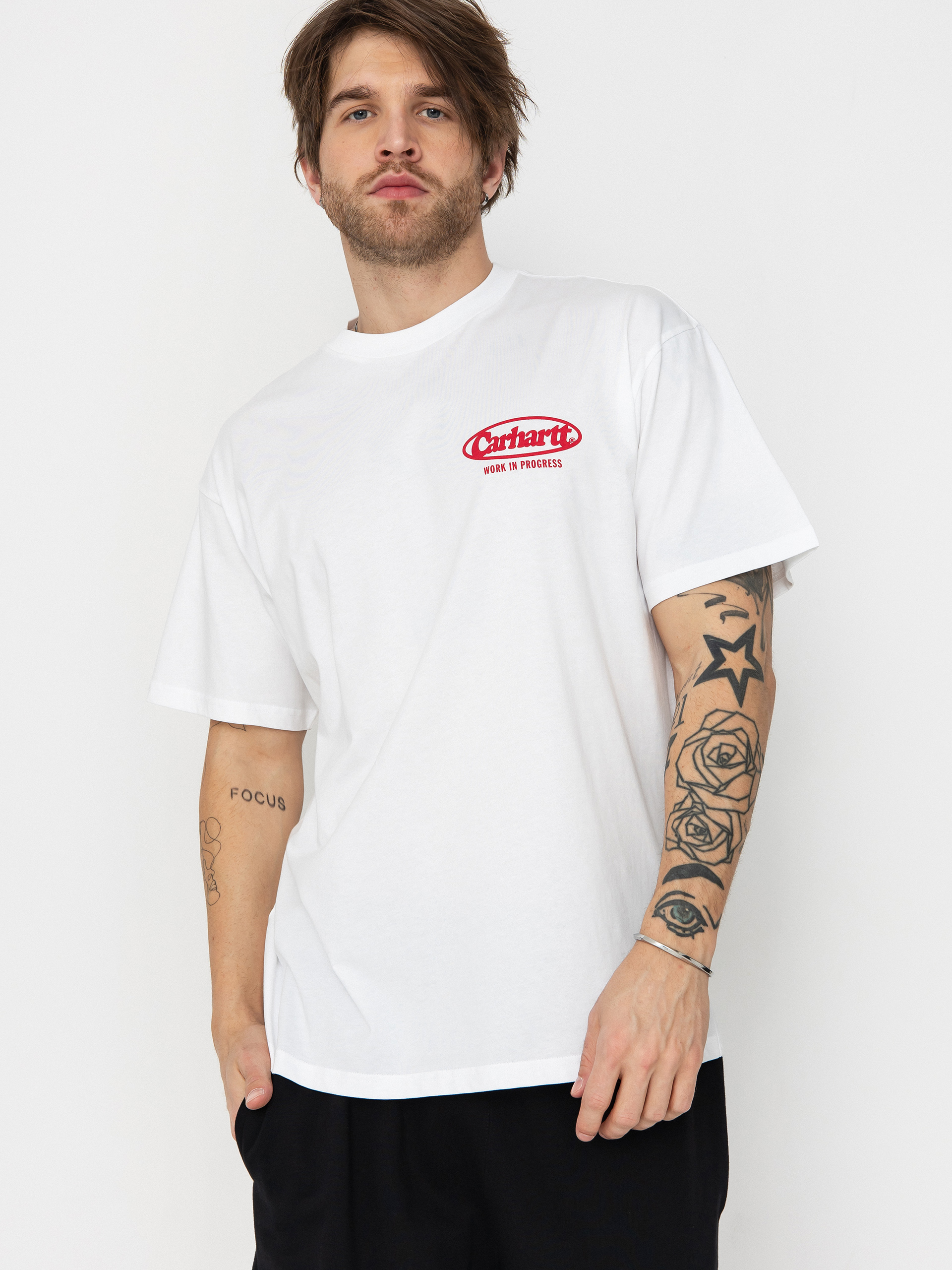 Tricou Carhartt WIP Logo (white)