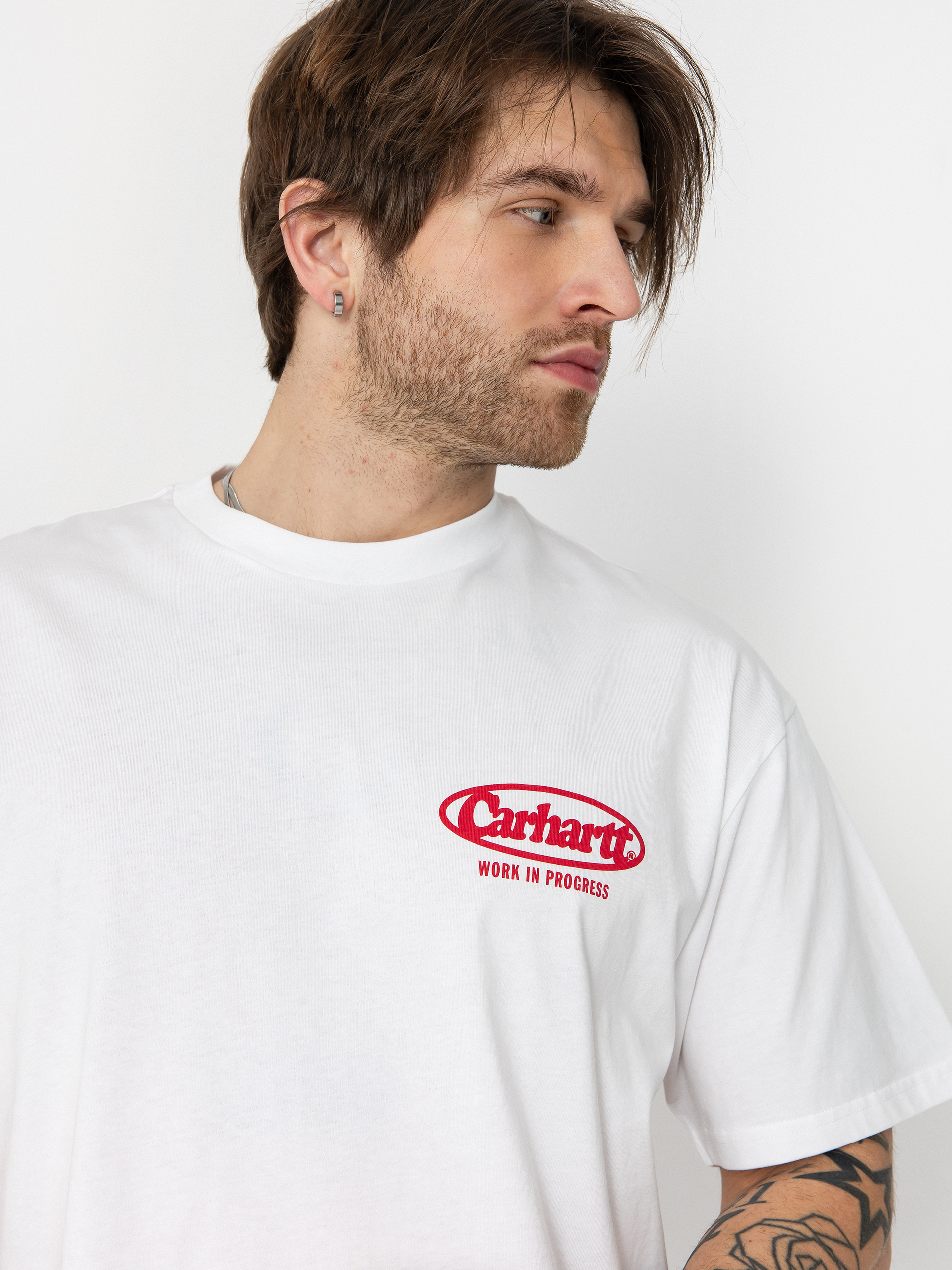 Tricou Carhartt WIP Logo (white)