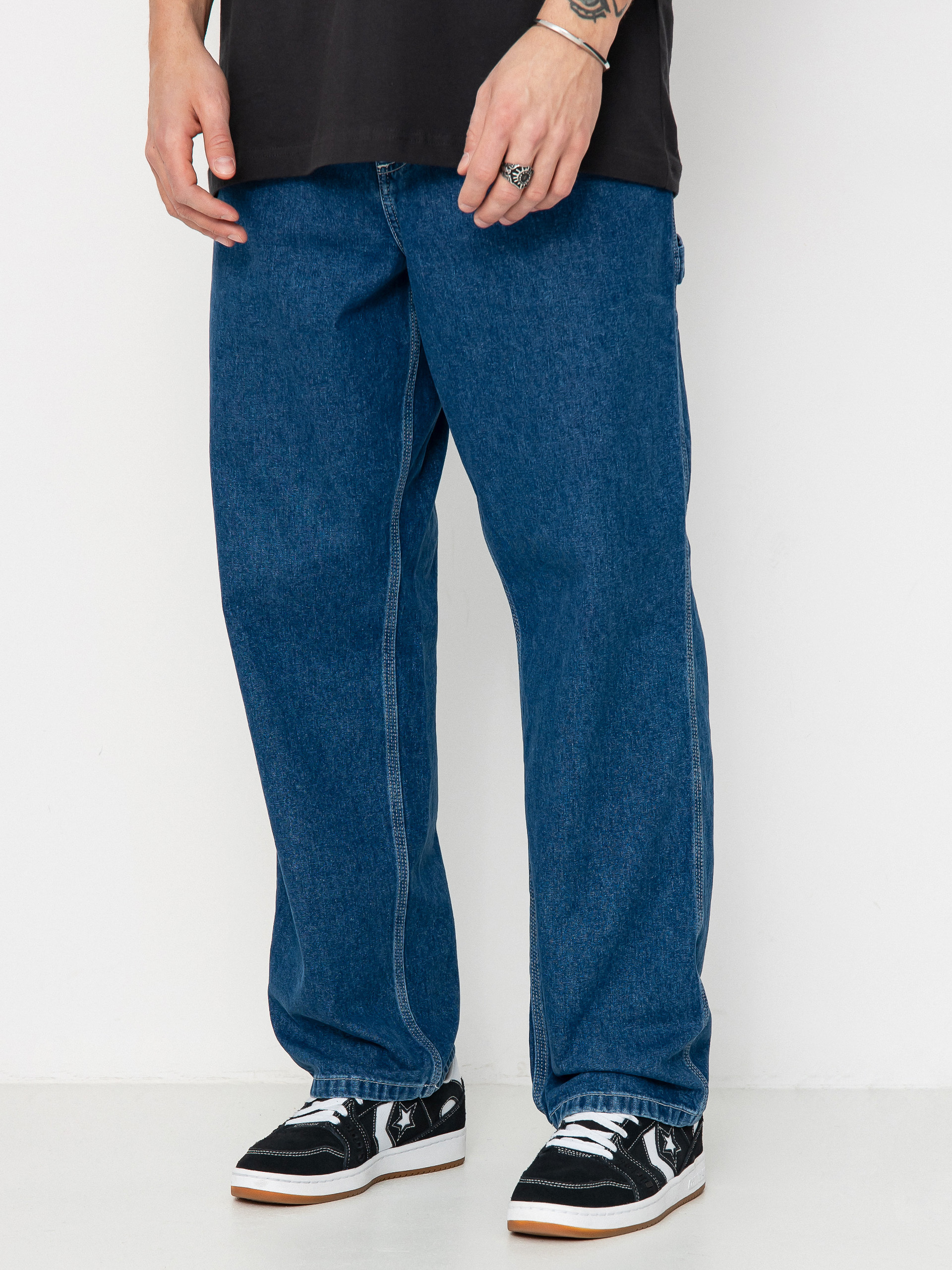 Pantaloni Carhartt WIP Single Knee (blue)