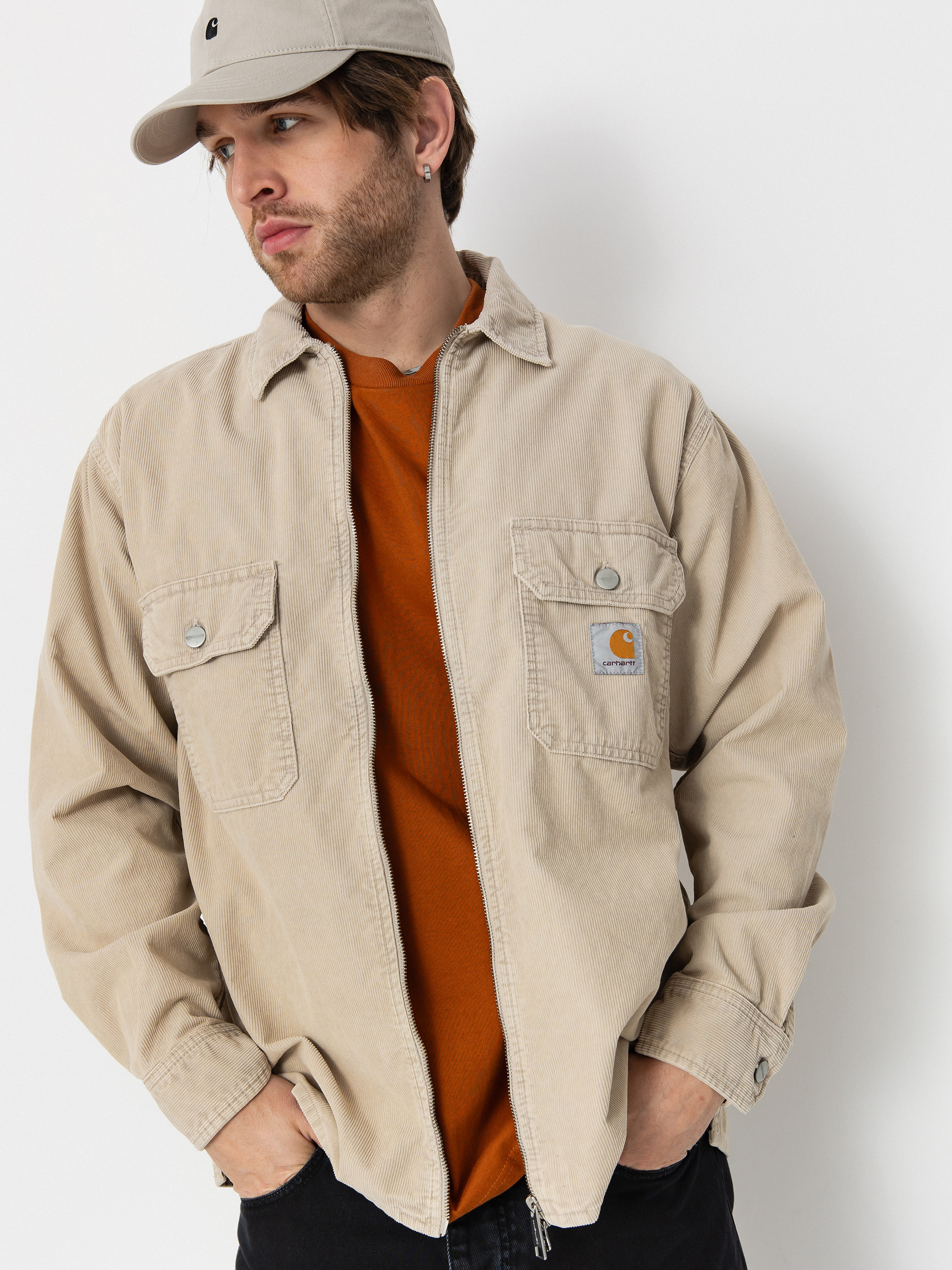 Geacă Carhartt WIP Reynold (dusky beige)