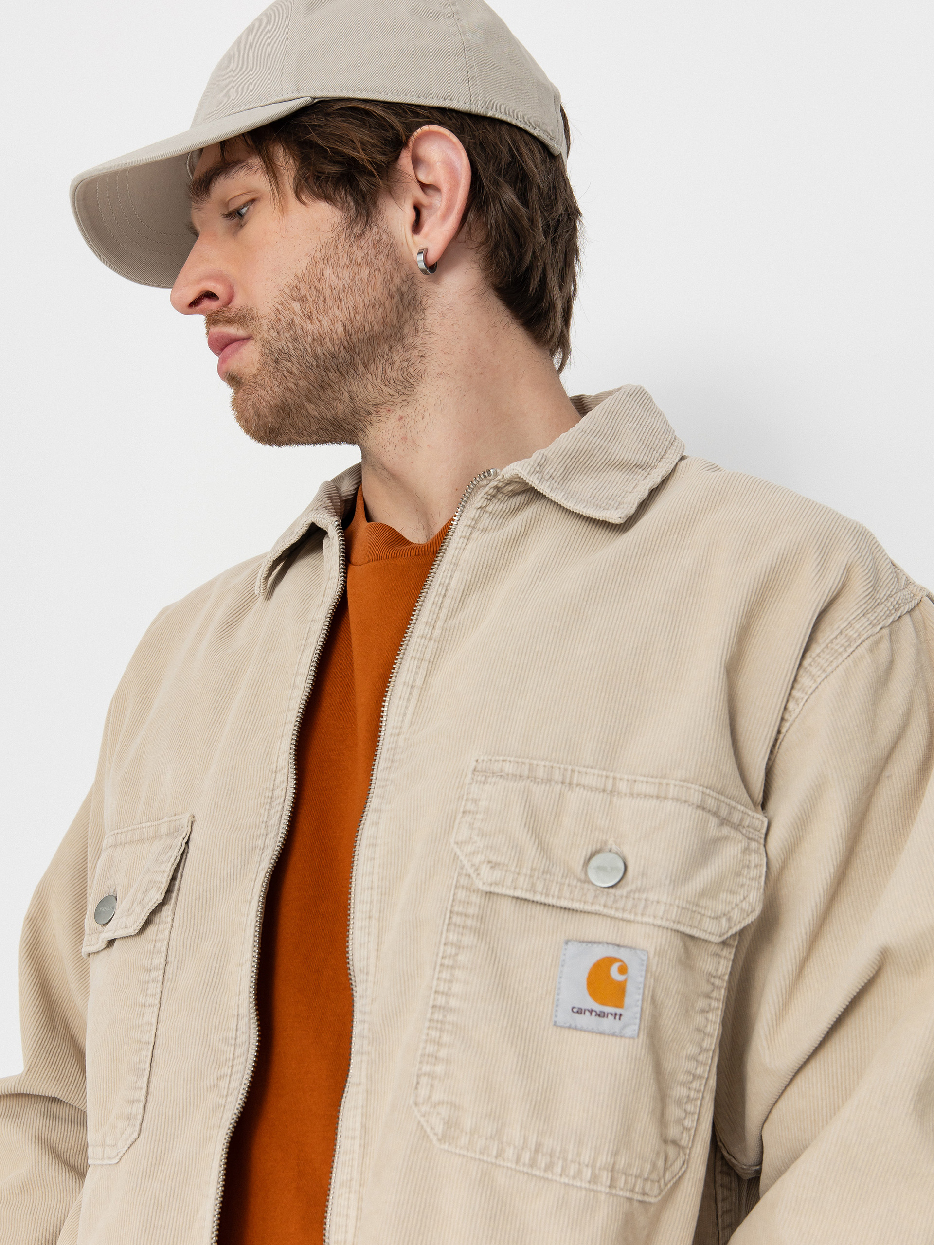 Geacă Carhartt WIP Reynold (dusky beige)