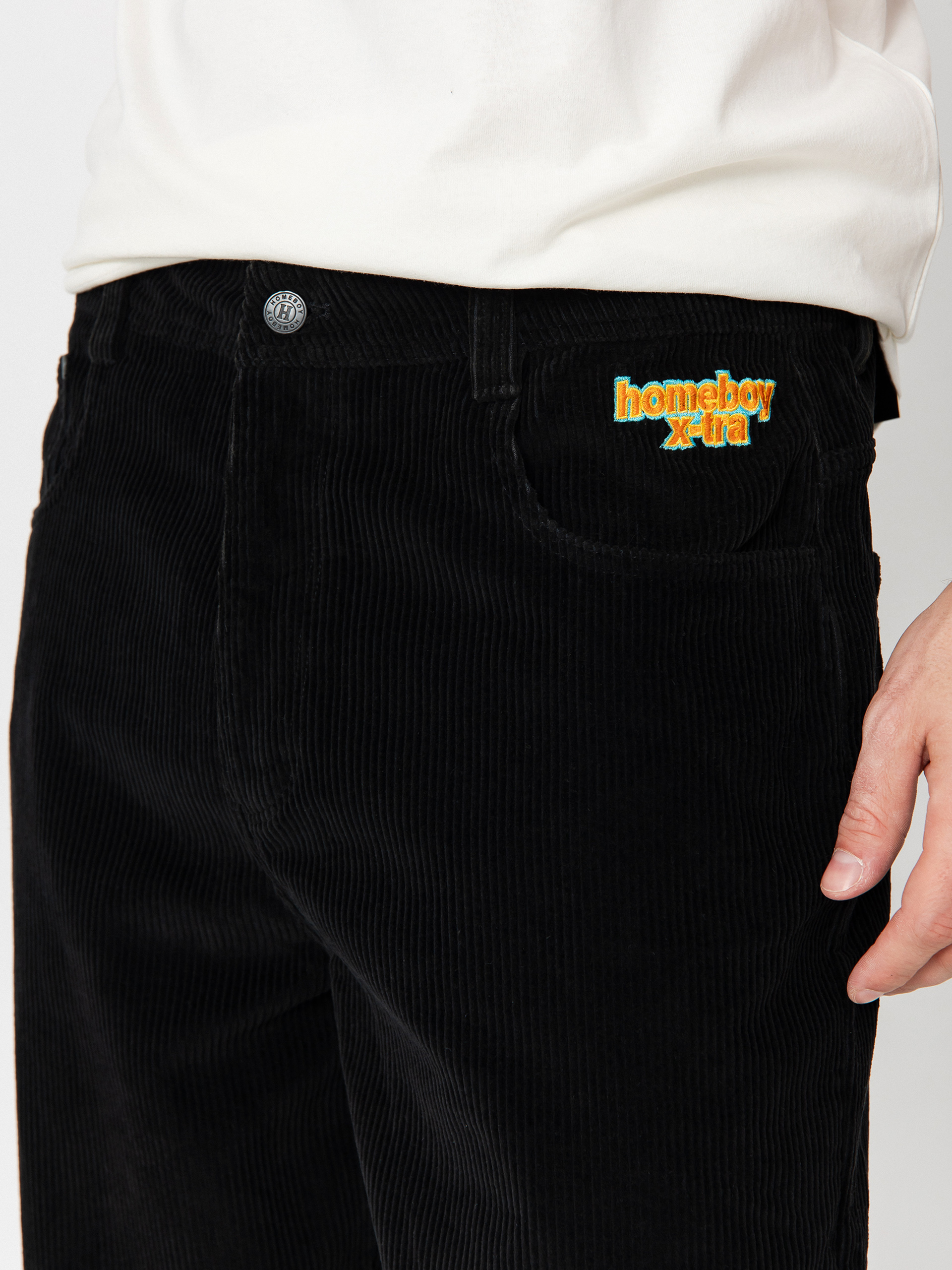 Pantaloni Homeboy X Tra Baggy Cord Pants (black)
