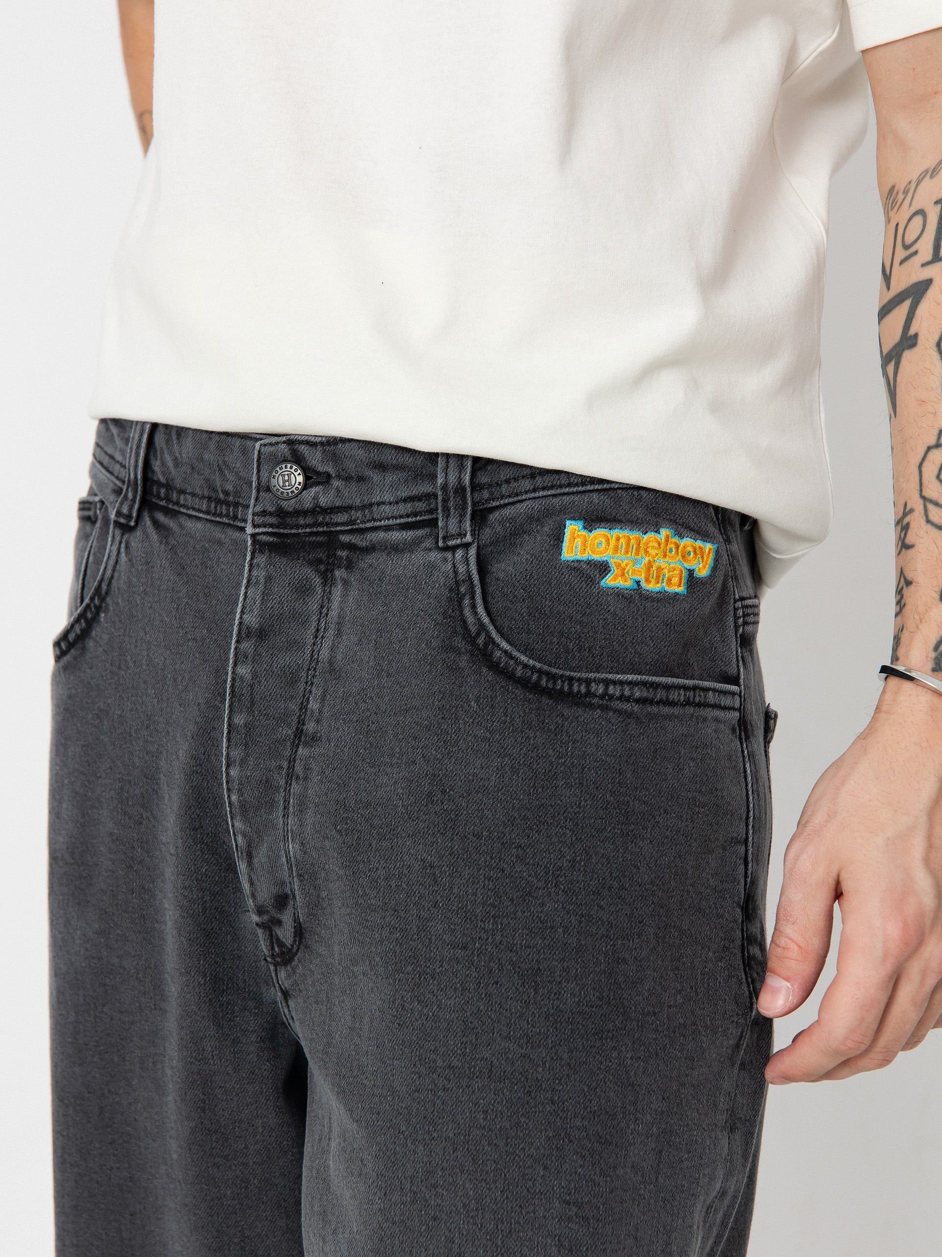 Pantaloni Homeboy X Tra Monster Denim (washed grey)