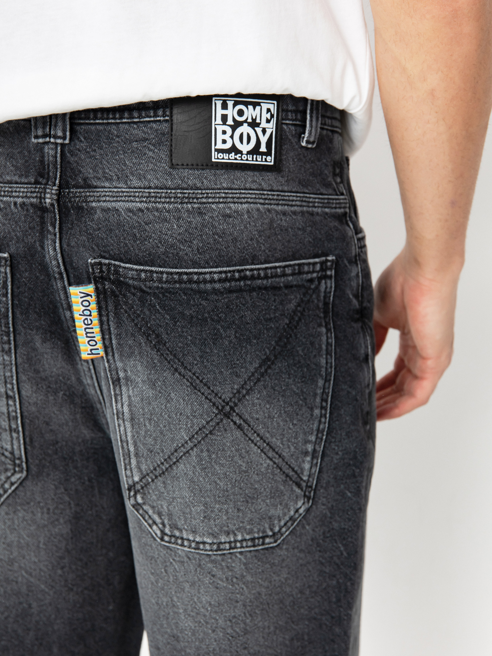 Pantaloni Homeboy X Tra Baggy Vintage Denim (vintage black)
