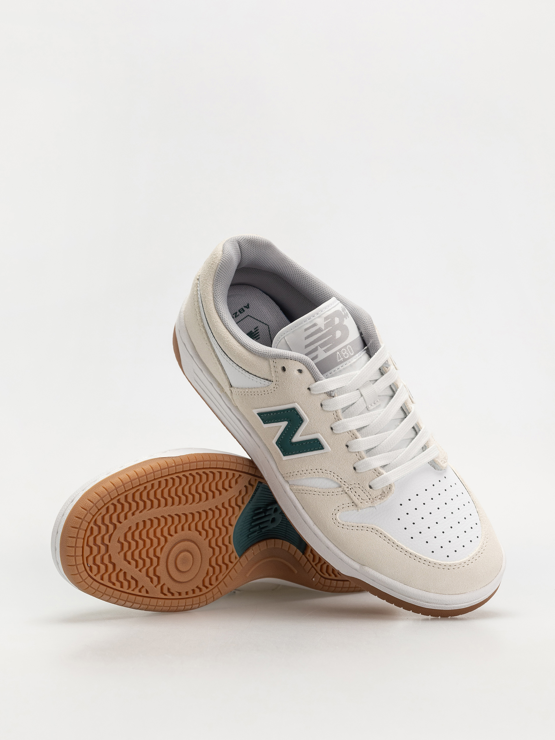 Pantofi New Balance 480 (white/green)