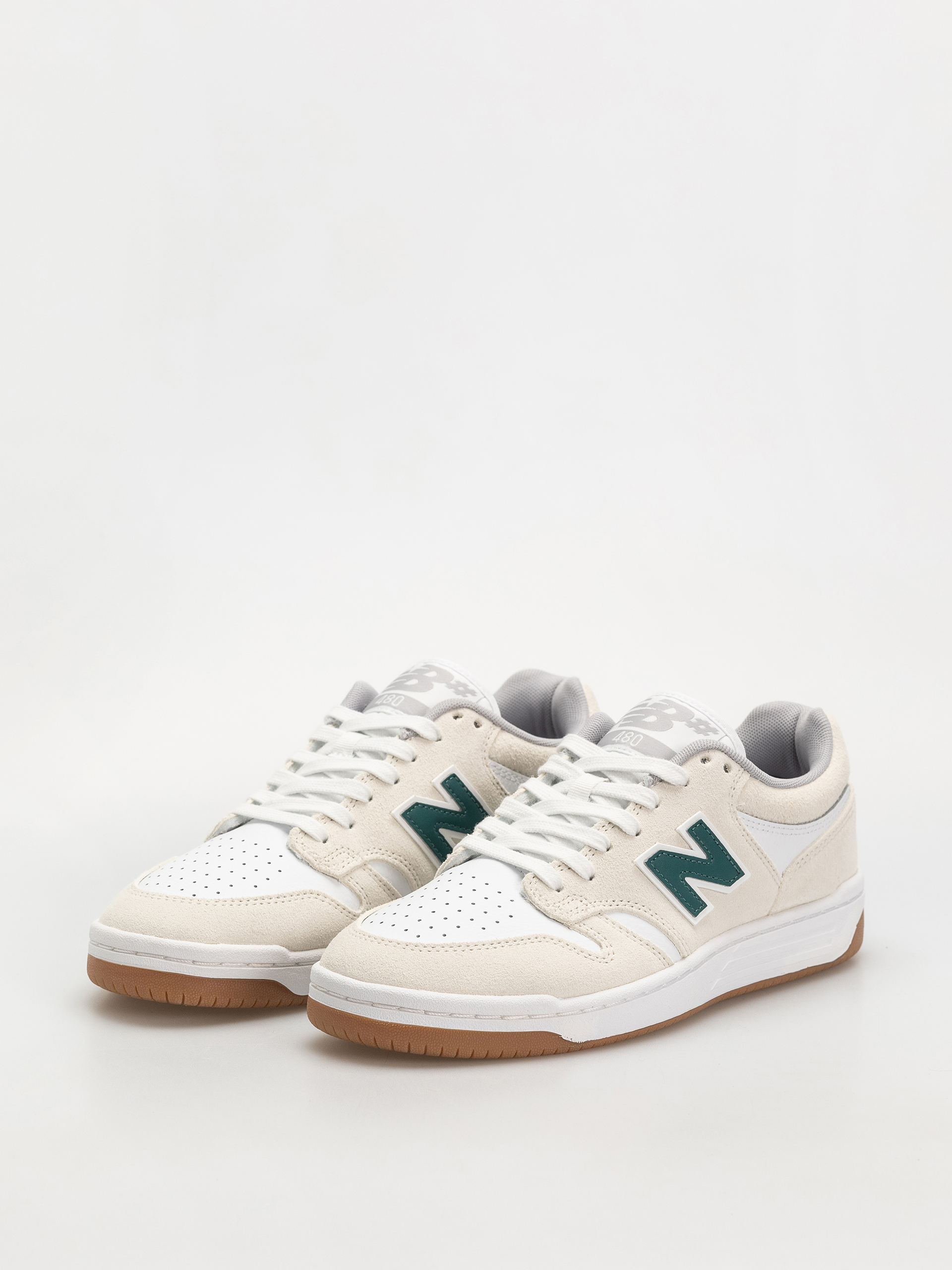 Pantofi New Balance 480 (white/green)