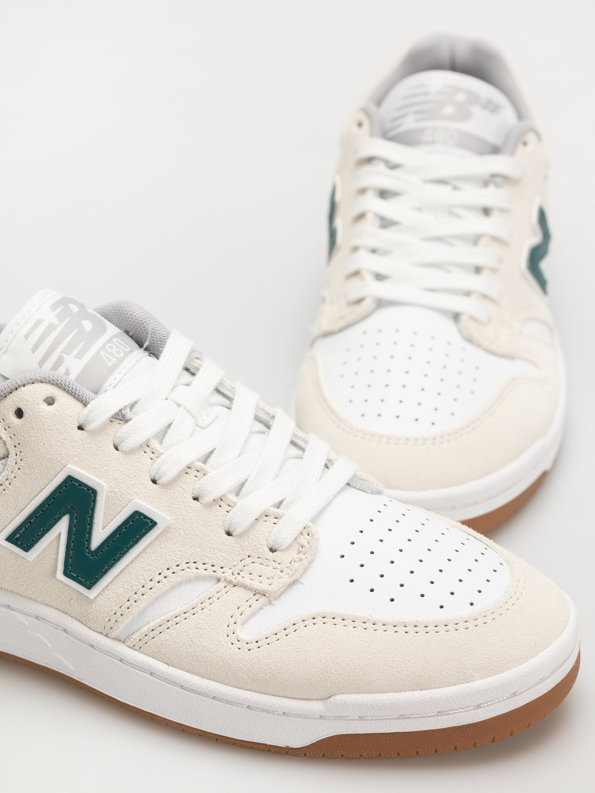 Pantofi New Balance 480 (white/green)