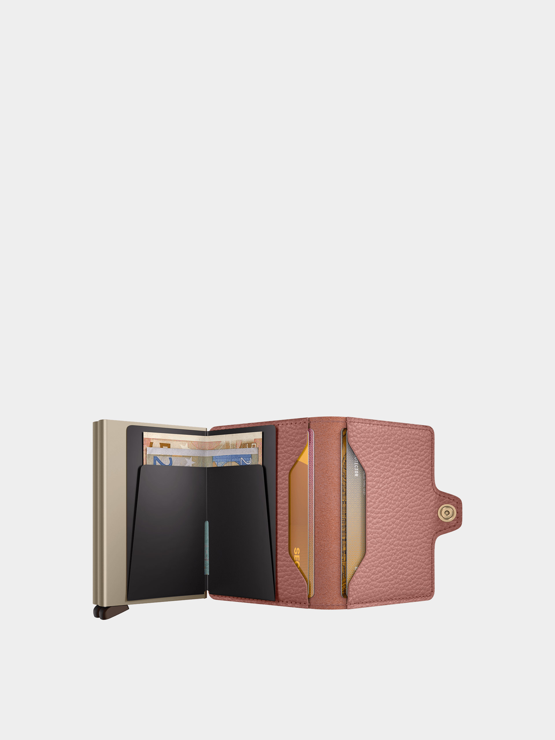 Portofel Secrid Twinwallet (pebble rose)
