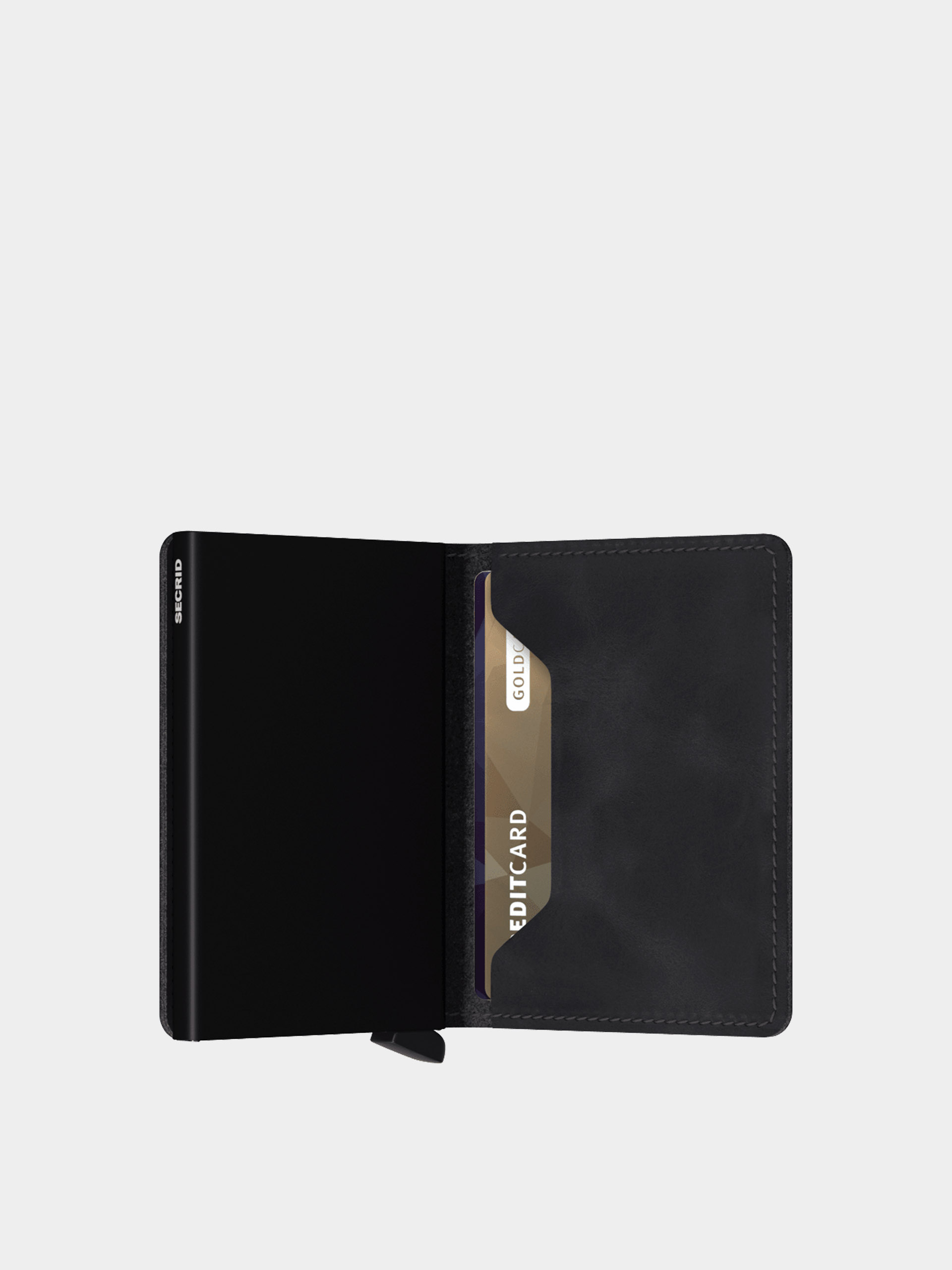 Portofel Secrid Slimwallet (vintage black)
