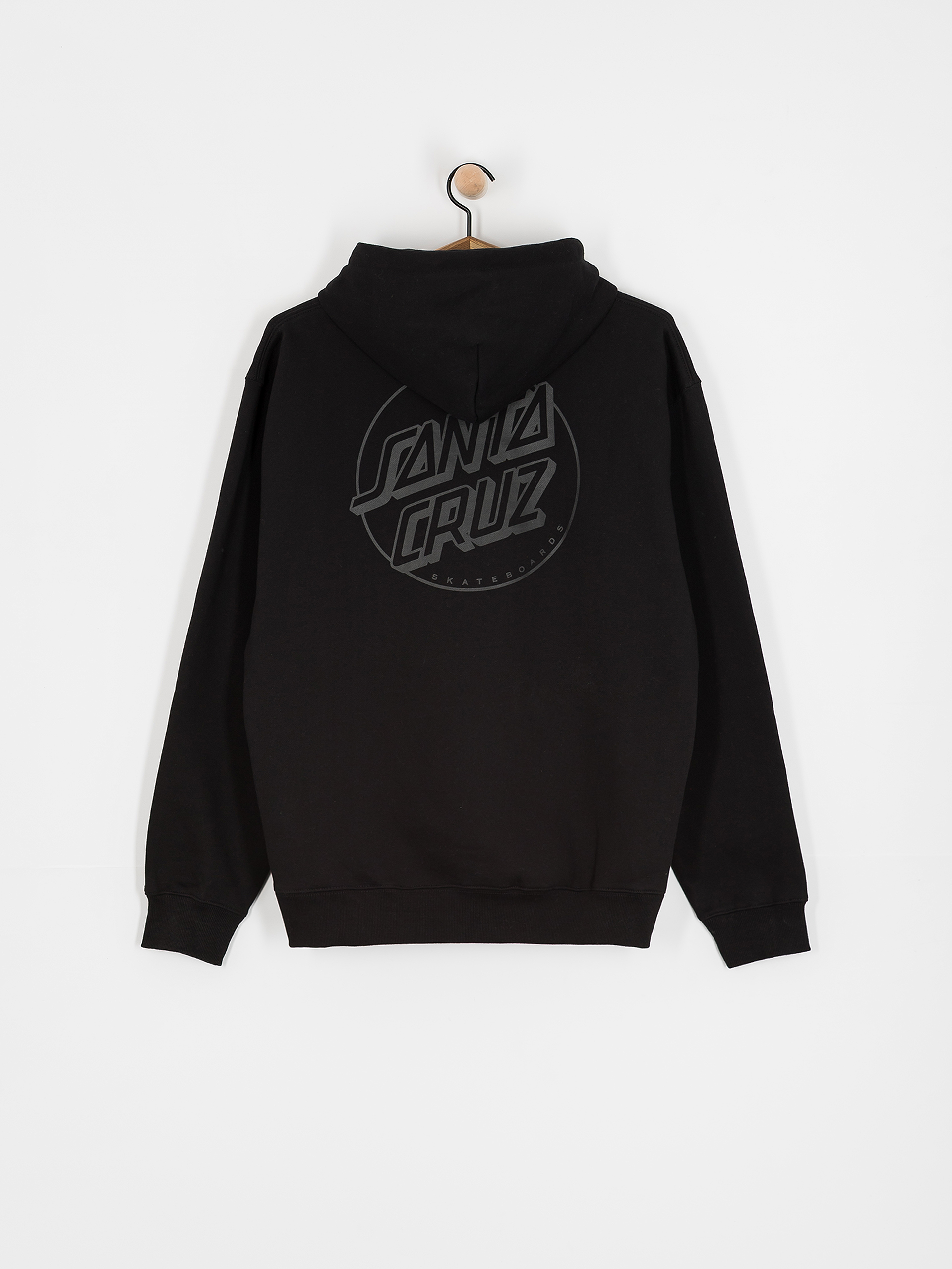 Hanorac cu glugă Santa Cruz Tonal Opus Dot Stripe HD (black)