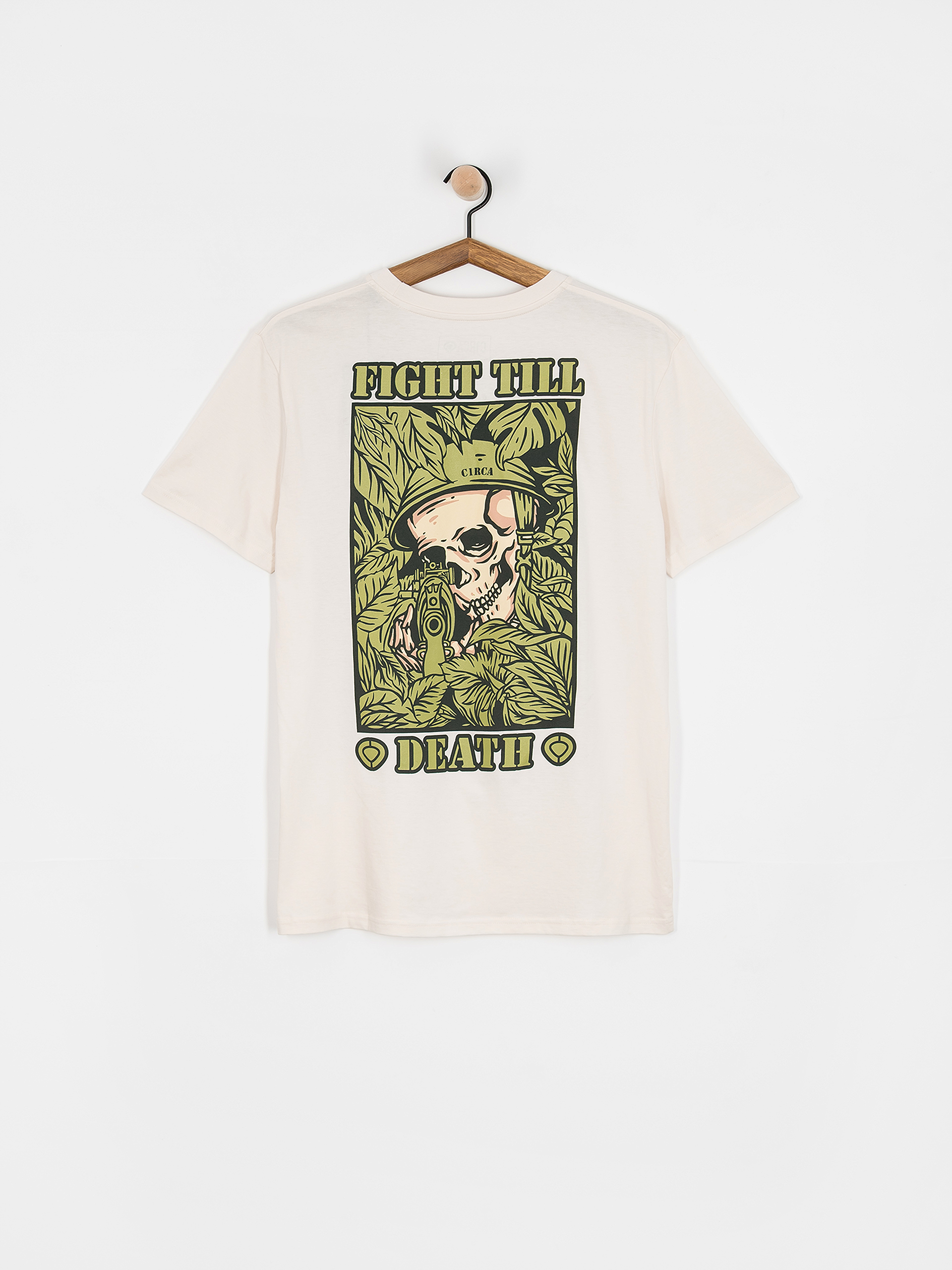 Tricou Circa Till Death (vintage white)