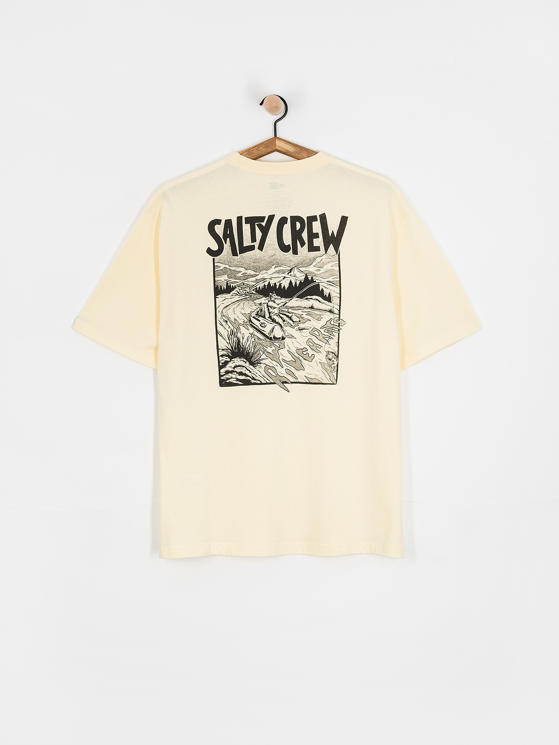 Tricou Salty Crew River Rats (transparent yellow)