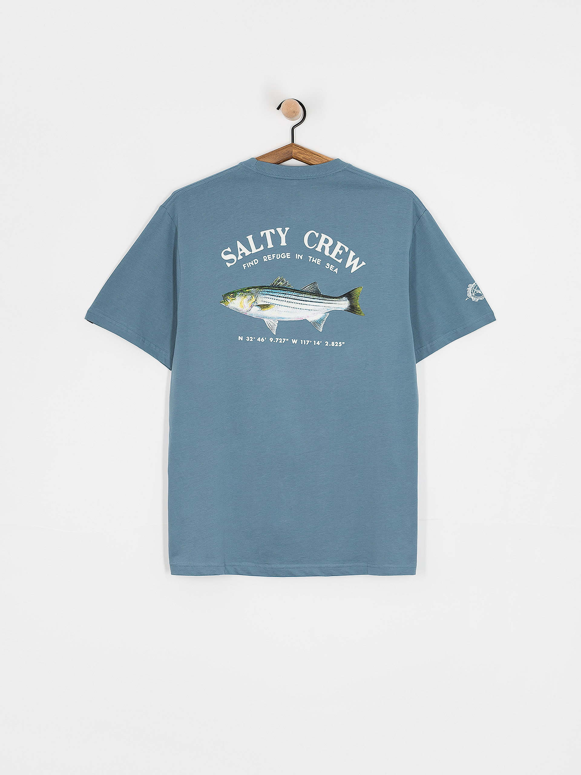 Tricou Salty Crew Striper (slate)