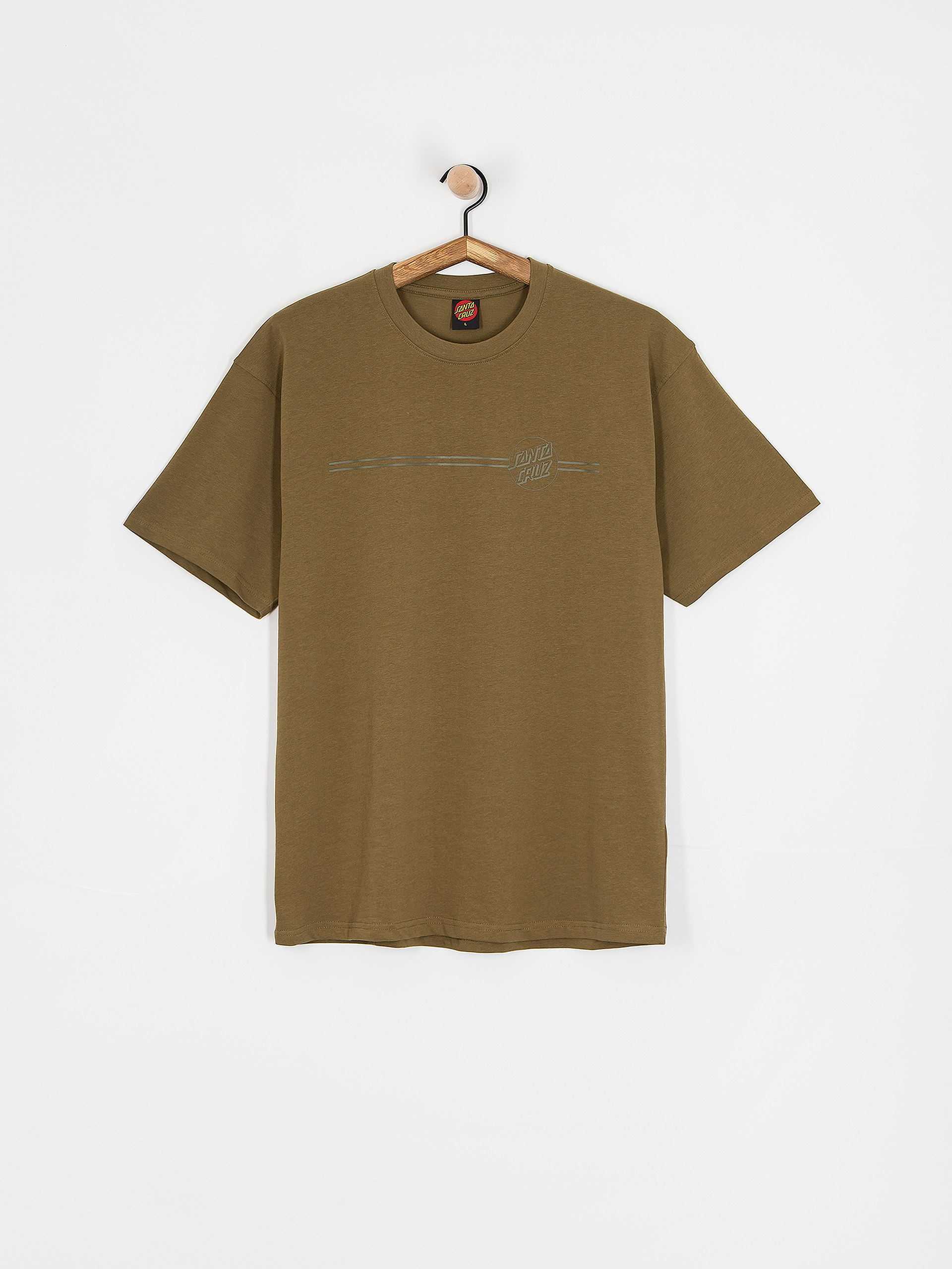 Tricou Santa Cruz Tonal Opus Dot Stripe (uniform green)