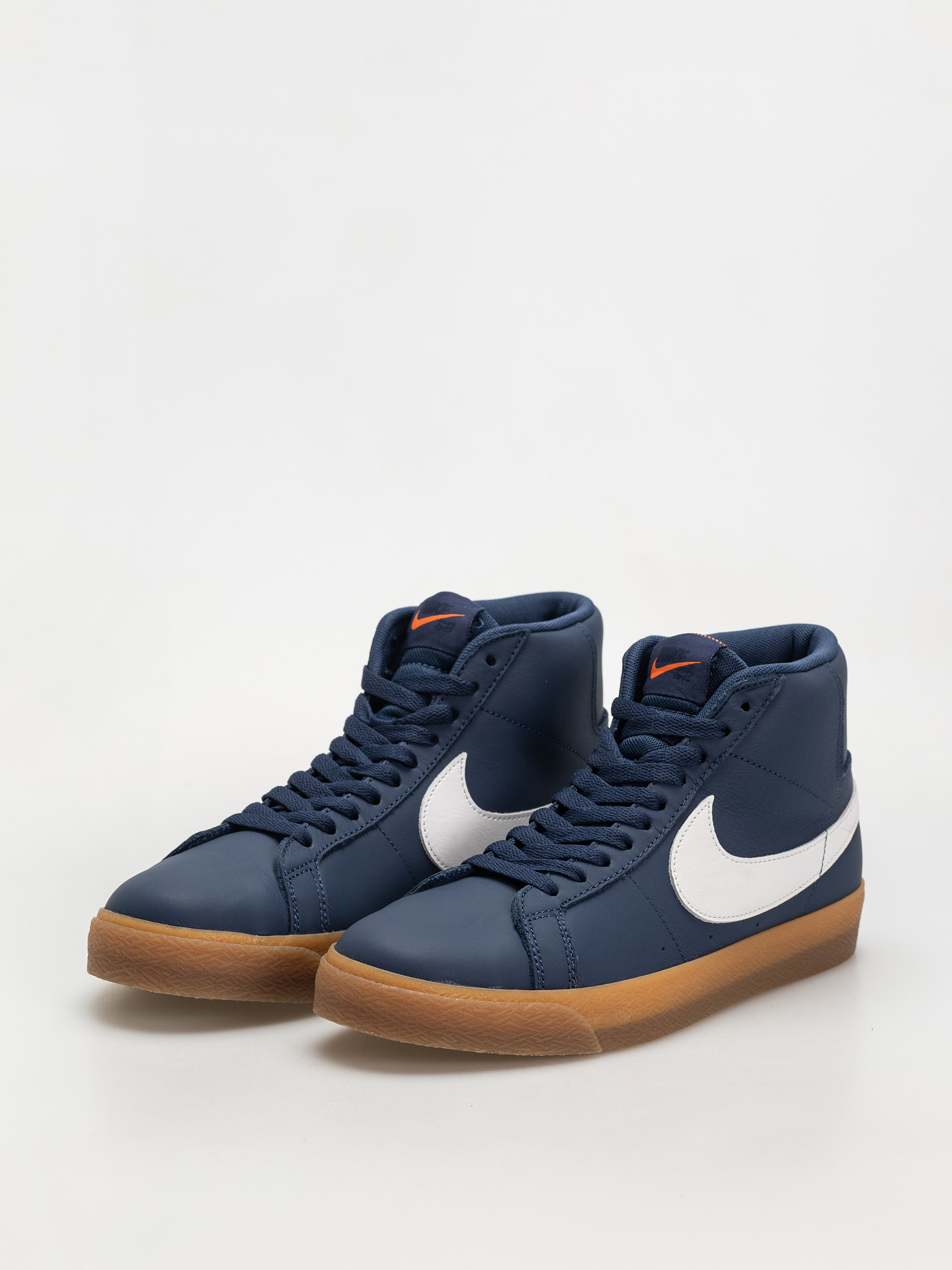 Pantofi Nike SB Zoom Blazer Mid Iso (navy/white navy gum light brown)