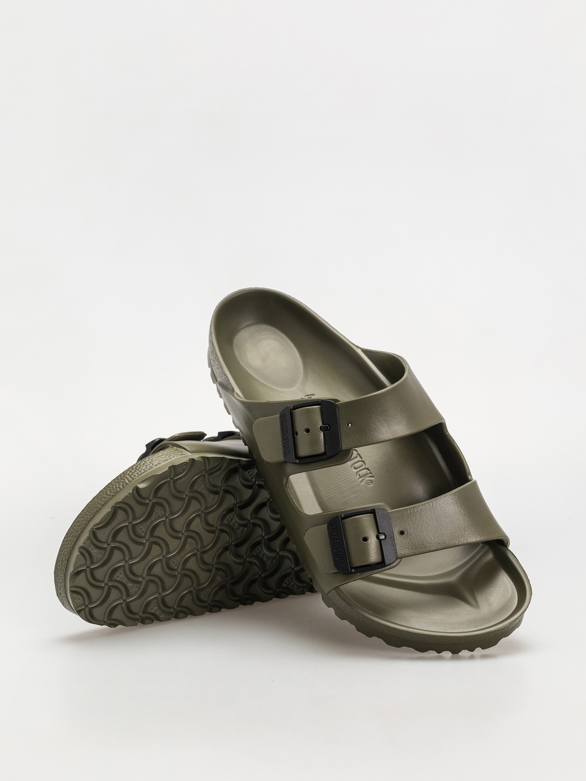 Șlapi Birkenstock Arizona Stealth Buckle EVA Regular (khaki/black)
