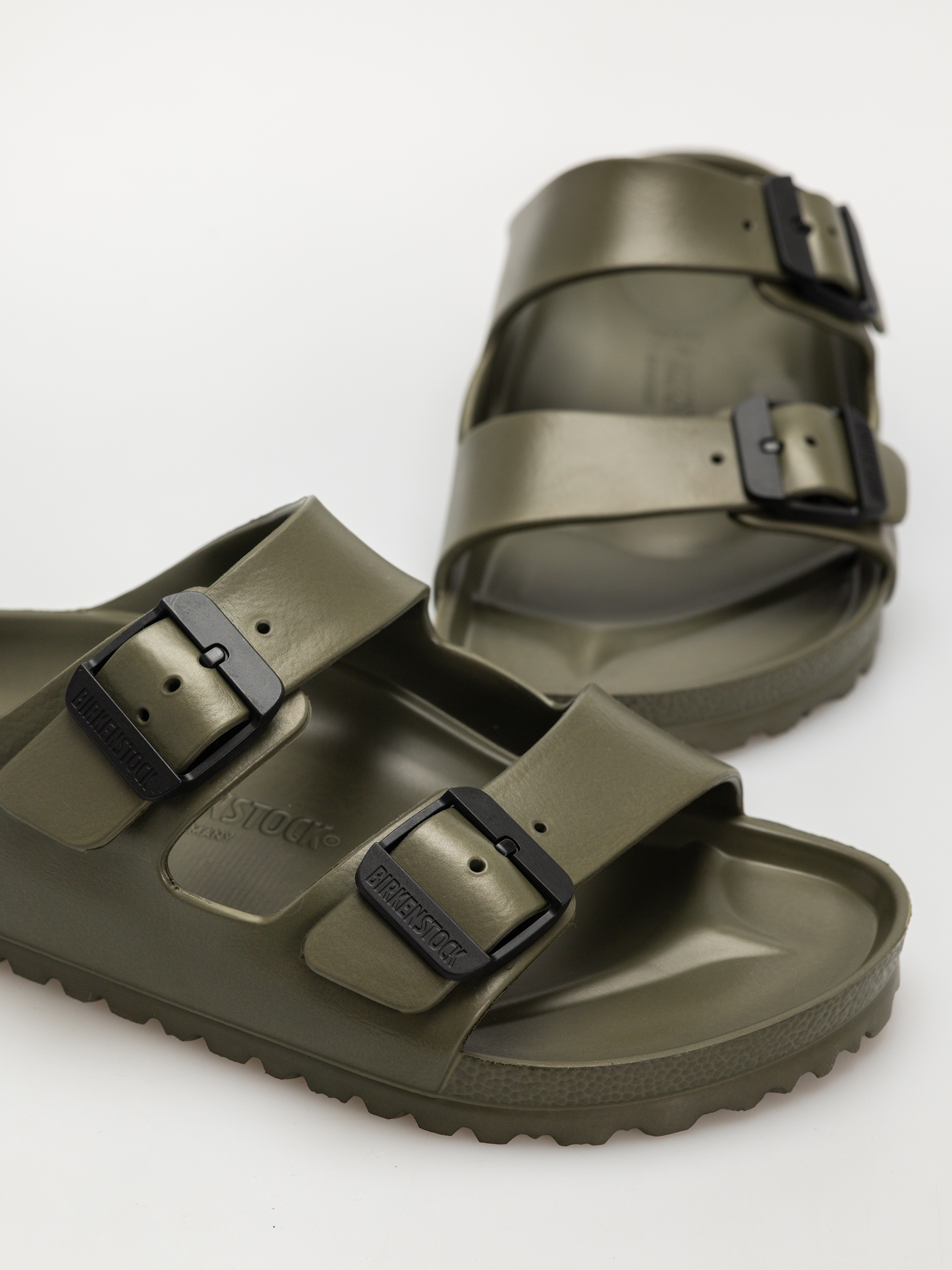 Șlapi Birkenstock Arizona Stealth Buckle EVA Regular (khaki/black)