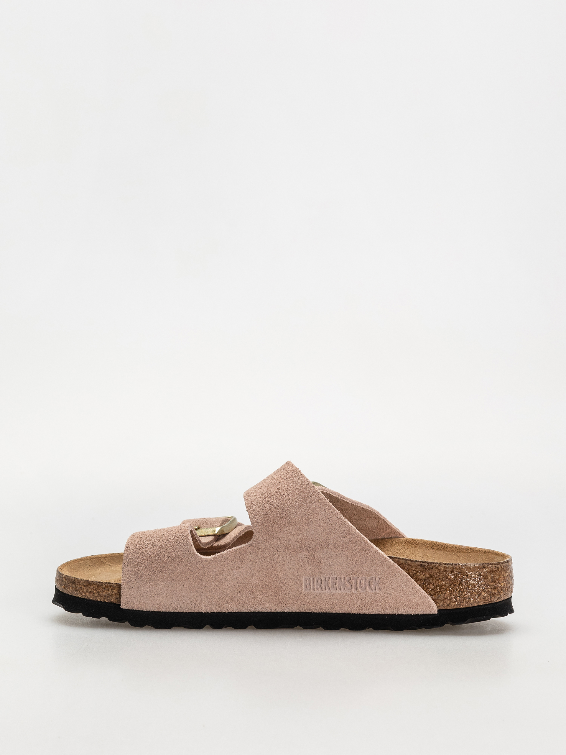 Șlapi Birkenstock Arizona Suede Leather Narrow Wmn (light rose)