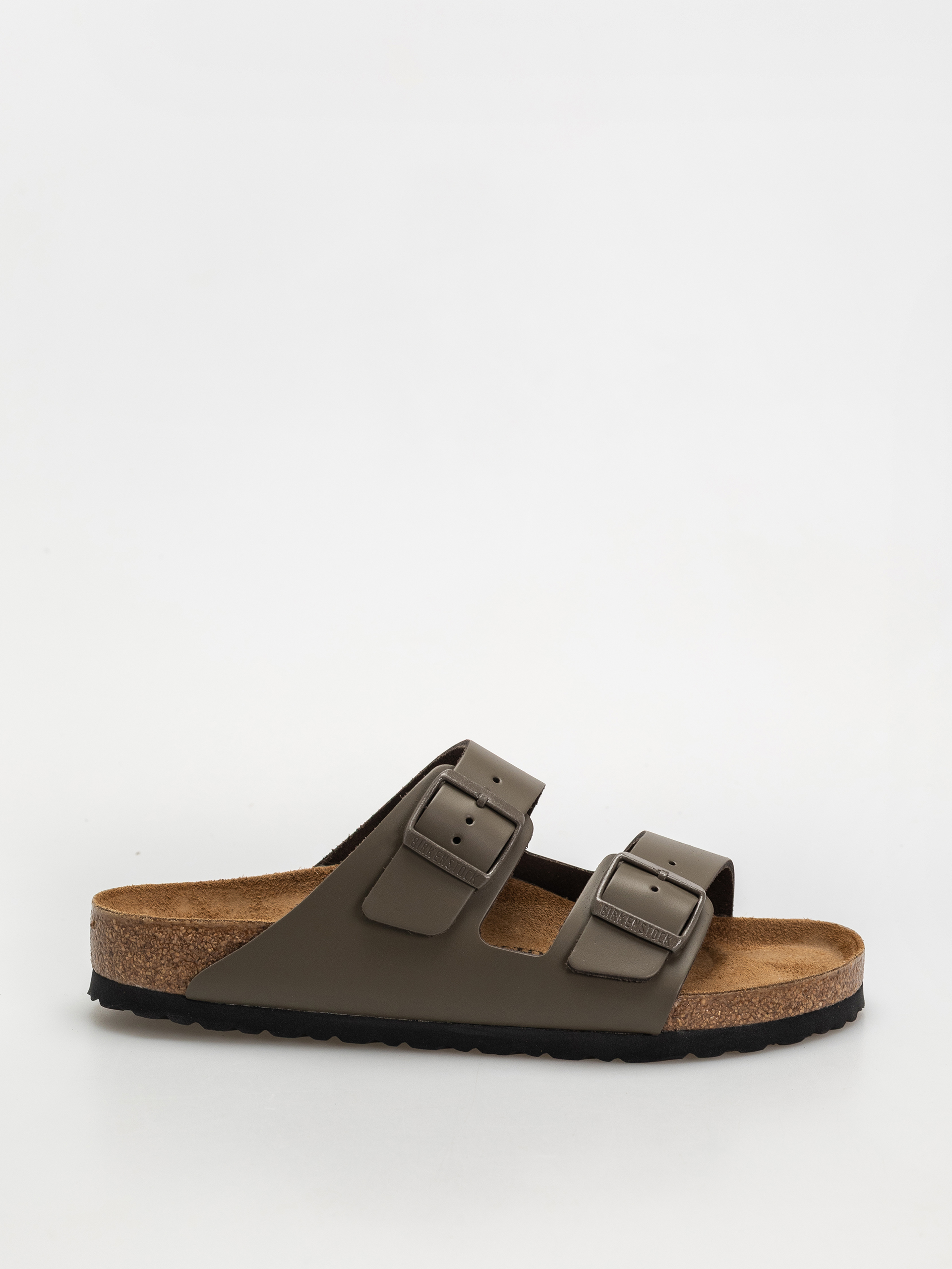 u0218lapi Birkenstock Arizona Natural Leather Regular (concrete gray)