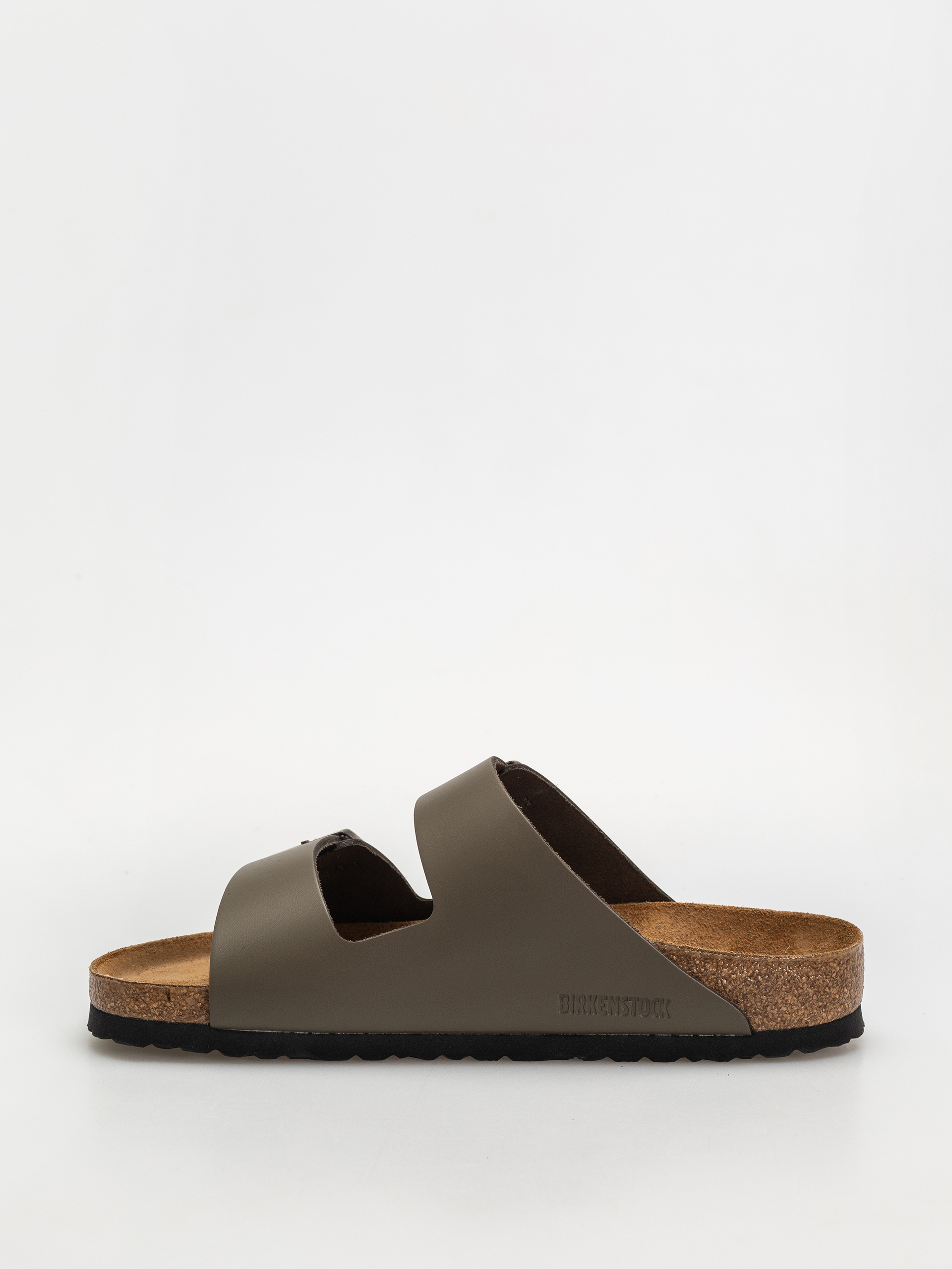 Șlapi Birkenstock Arizona Natural Leather Regular (concrete gray)