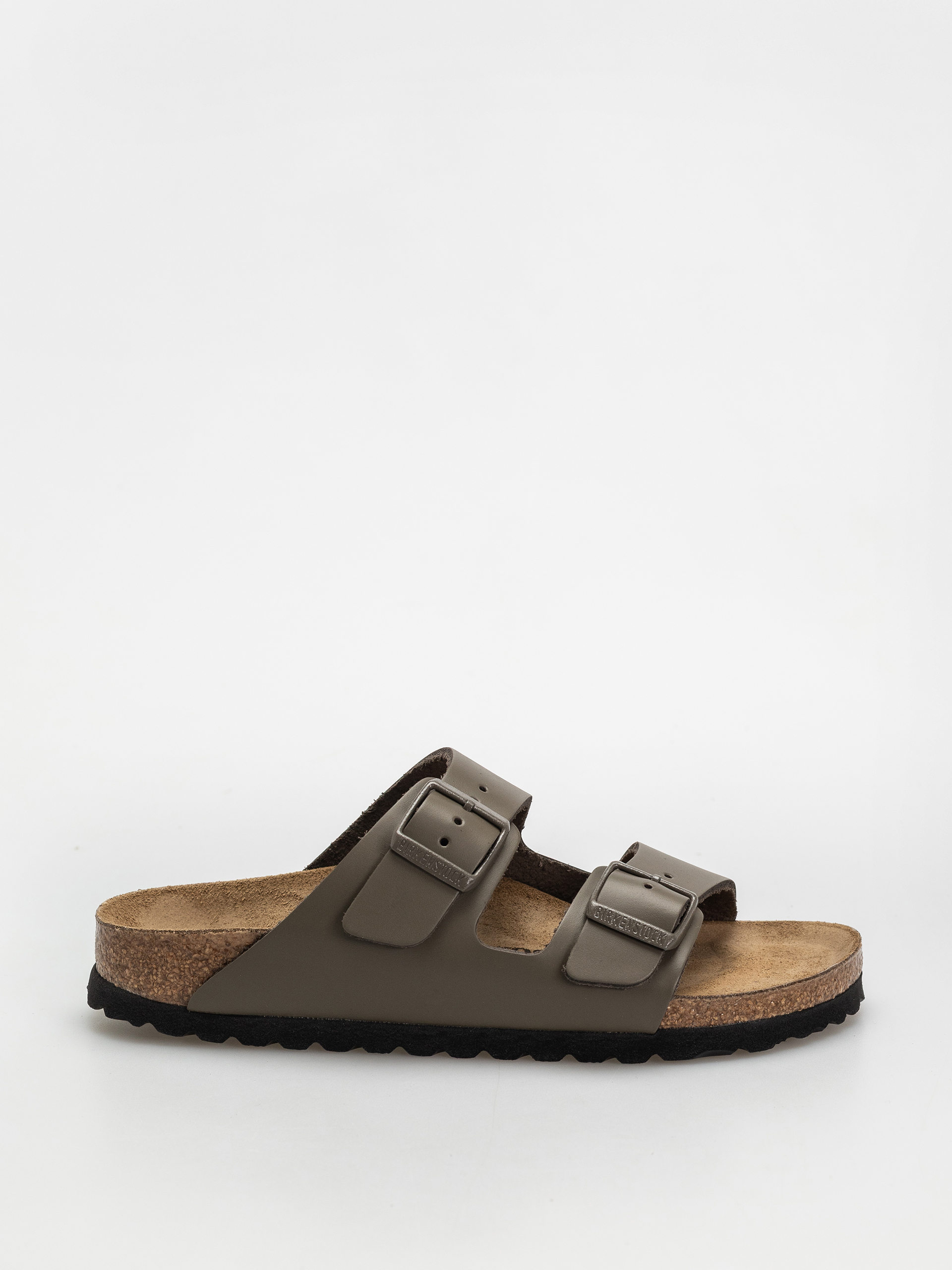 u0218lapi Birkenstock Arizona Natural Leather Narrow Wmn (concrete gray)