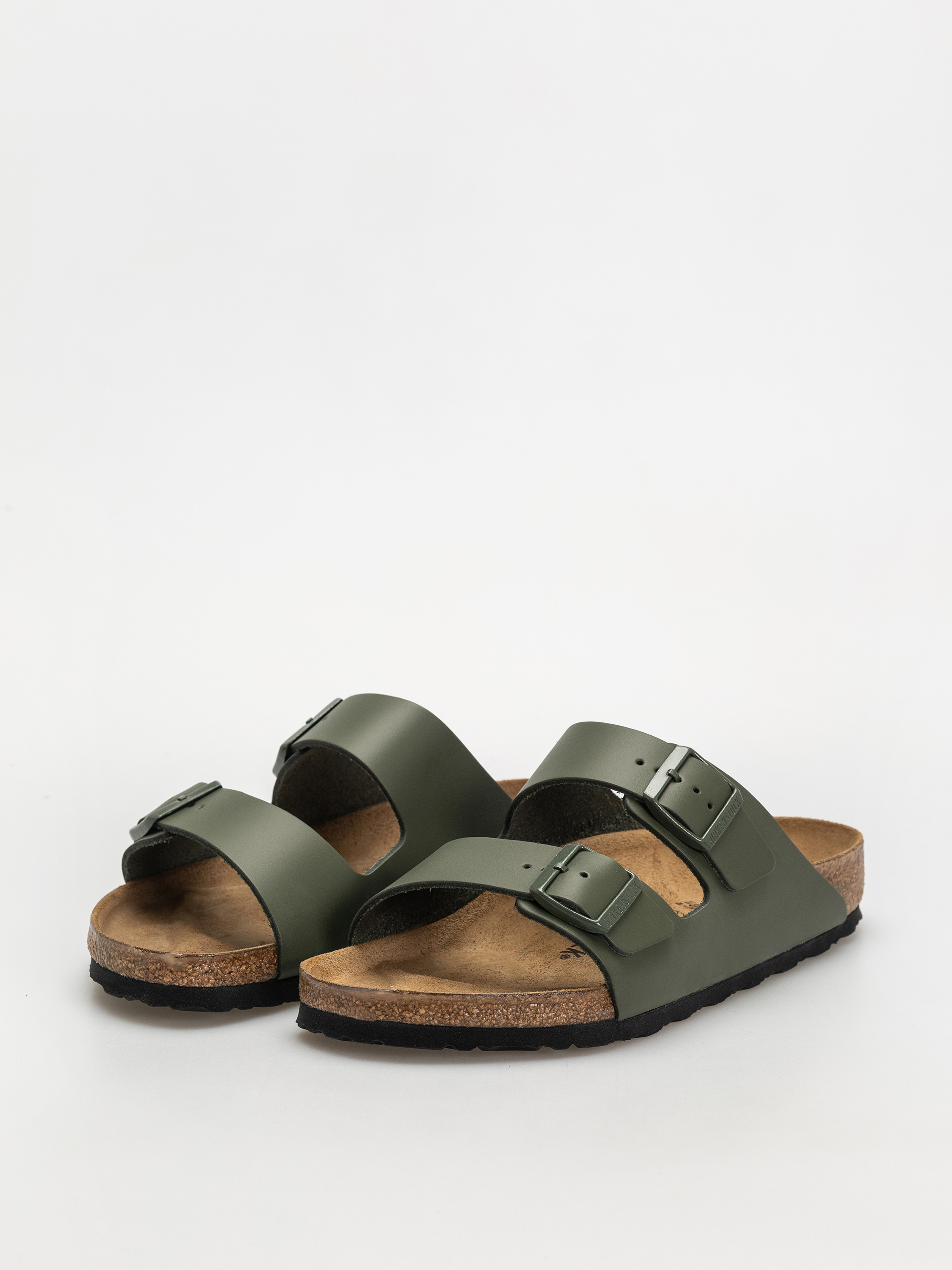 Șlapi Birkenstock Arizona Natural Leather Regular (thyme)