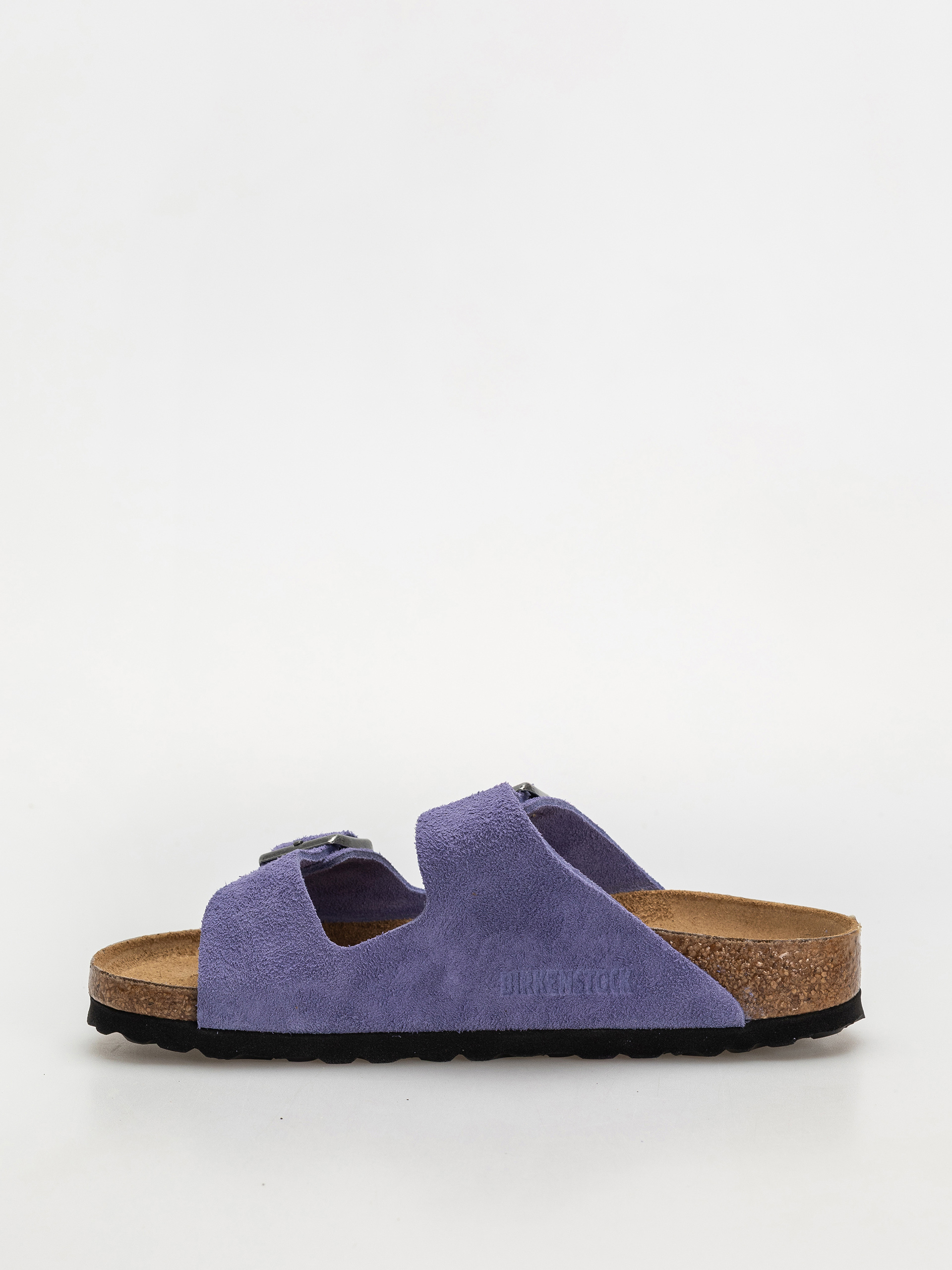 Șlapi Birkenstock Arizona Suede Leather Narrow Wmn (purple dusk)
